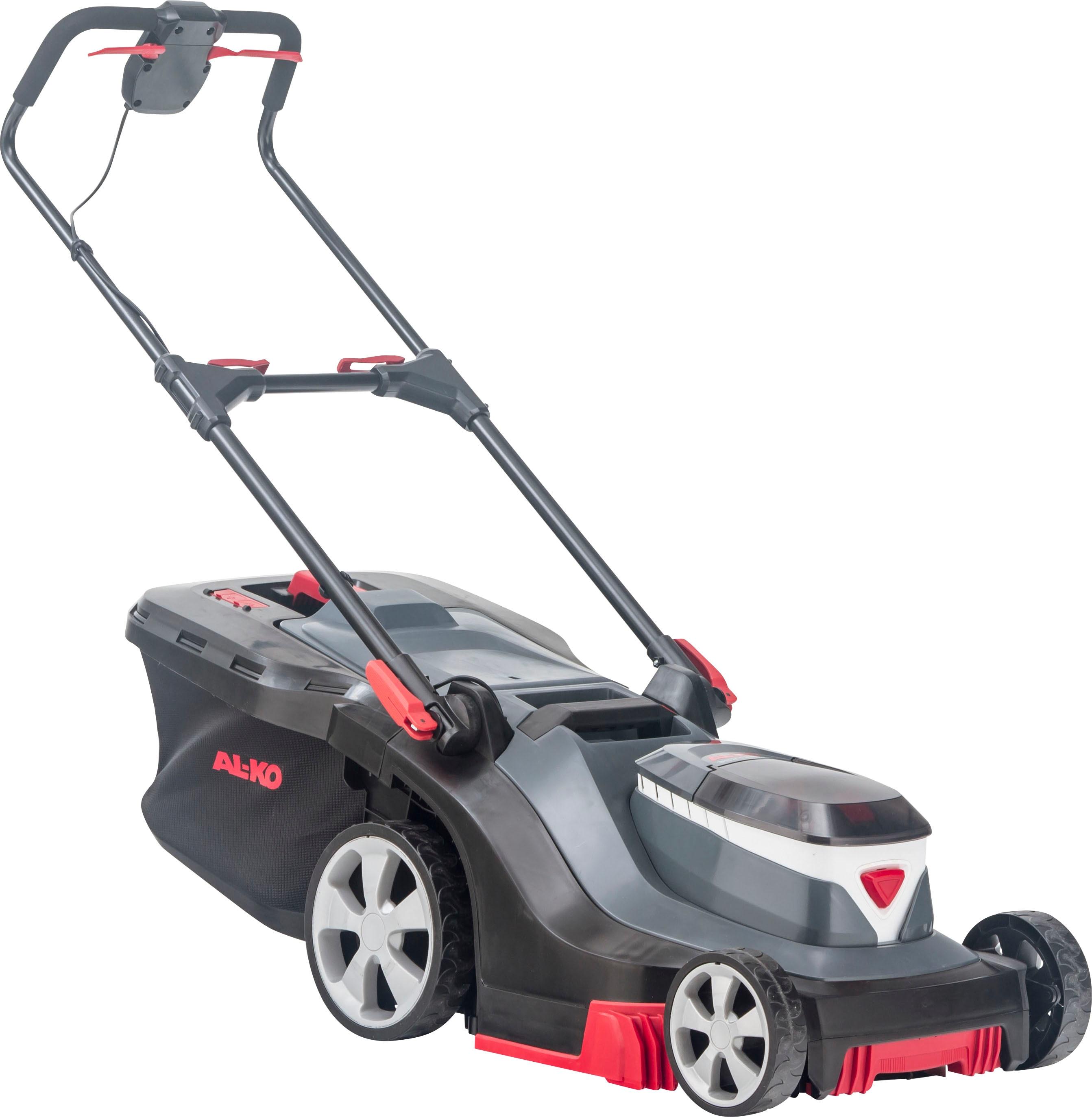 Akkurasenmäher AL-KO “HOME AND GARDEN COMPATIBLE 382 Li Premium”, grau, Rasenmäher, 38 cm Schnittbreite