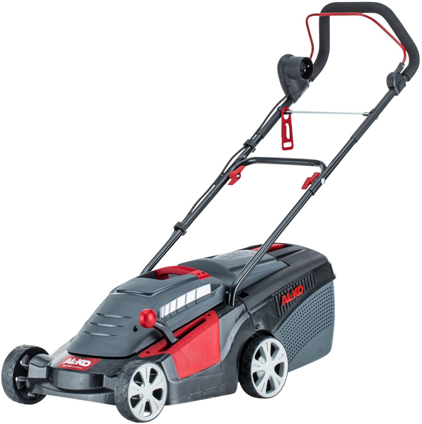 Elektrorasenmäher AL-KO “34.4 E Comfort”, schwarz, B:40cm H:100cm T:115cm, Rasenmäher, 1200 W