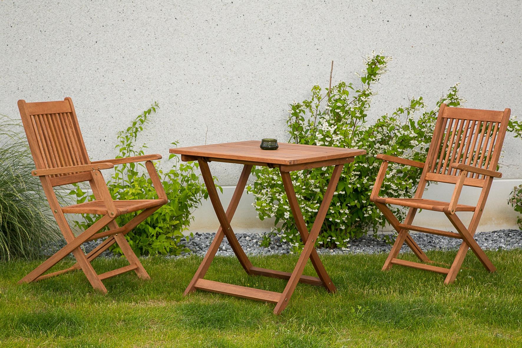Balkonset MERXX "Rio", beige (natur), Sitzmöbel-Sets, Balkonset