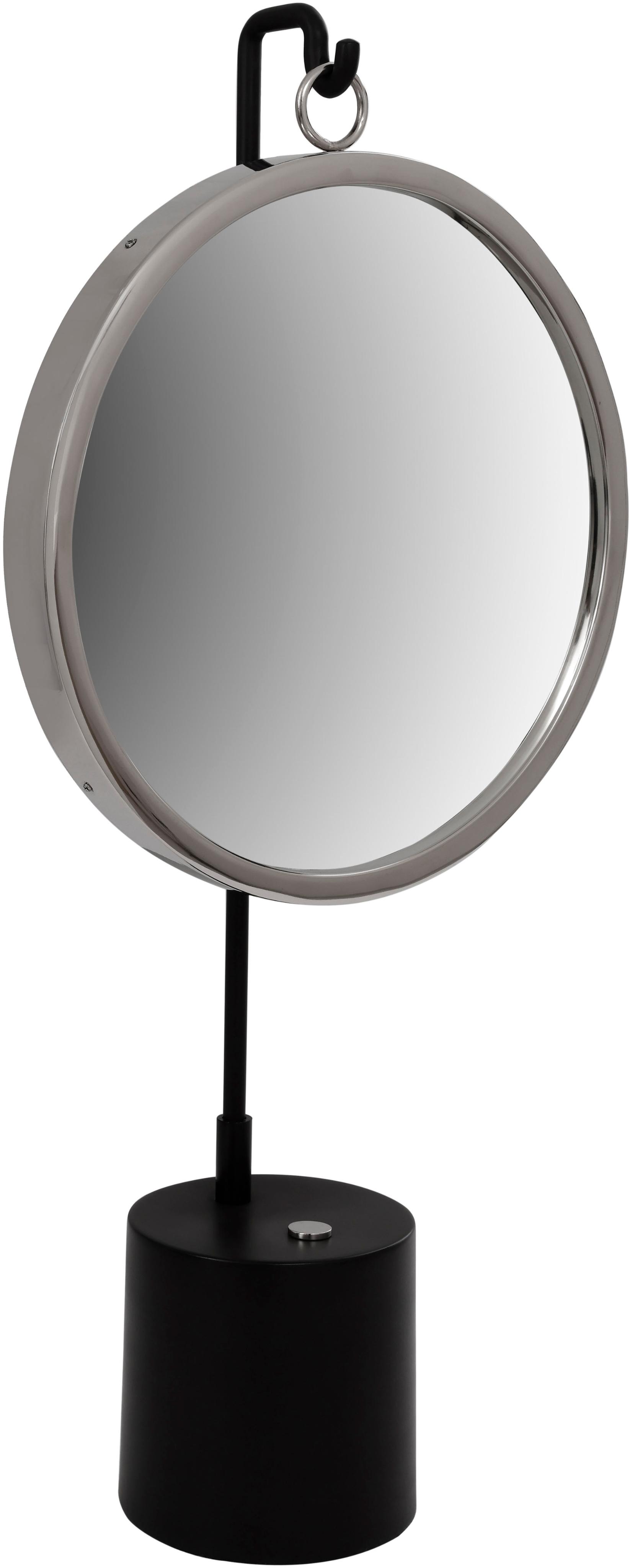 Dekospiegel KAYOOM "Tischspiegel Eleganca 225", silber (schwarz, silberfarben), B:30cm H:65cm T:13cm Ø:0cm, Spiegel, Dekospiegel, Standspiegel