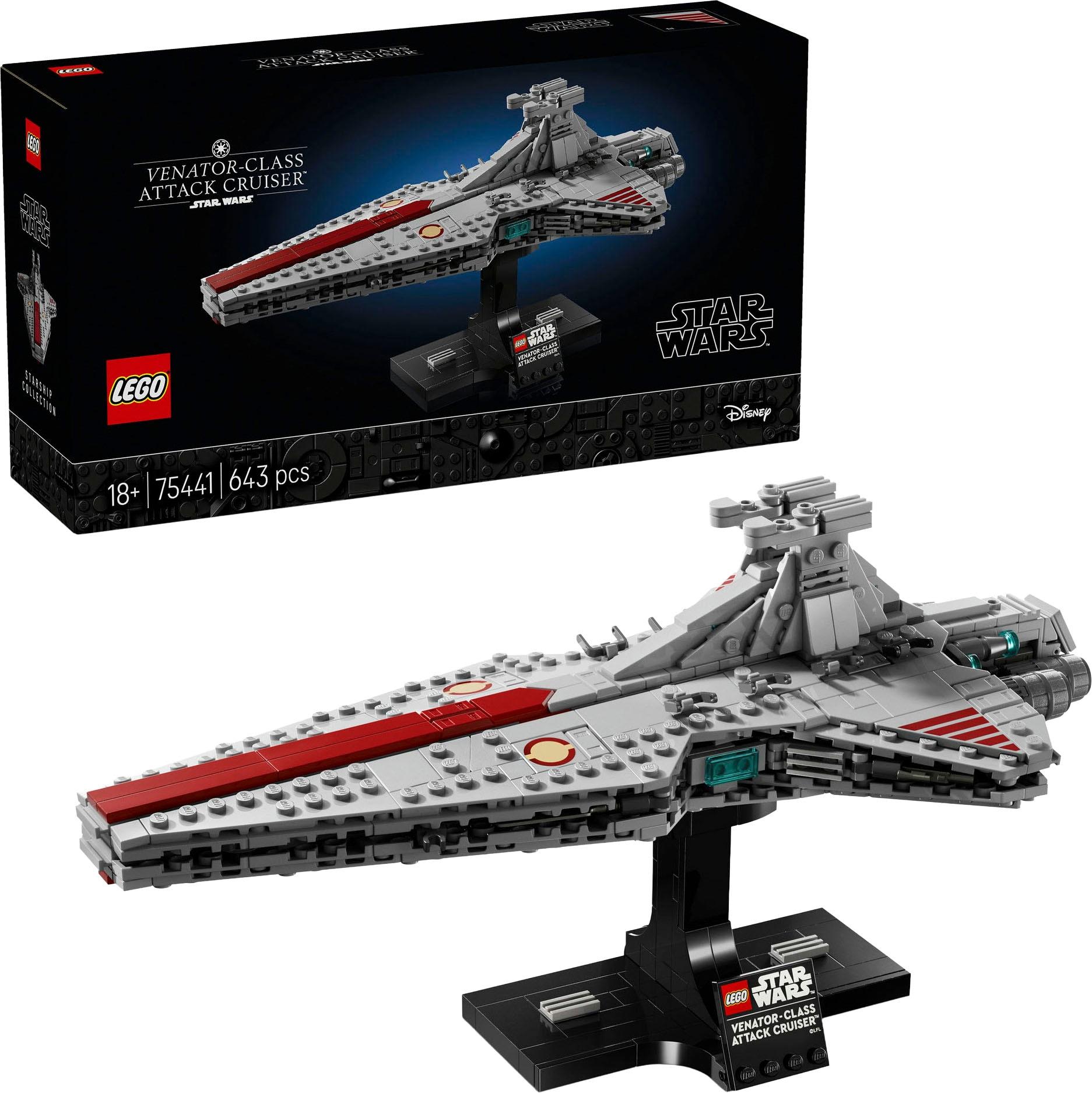 Konstruktionsspielsteine LEGO "Angriffskreuzer der Venator-Klasse (75441), LEGO Star Wars", bunt, Spielbausteine, Kinder, Kunststoff, Konstruktionsspi