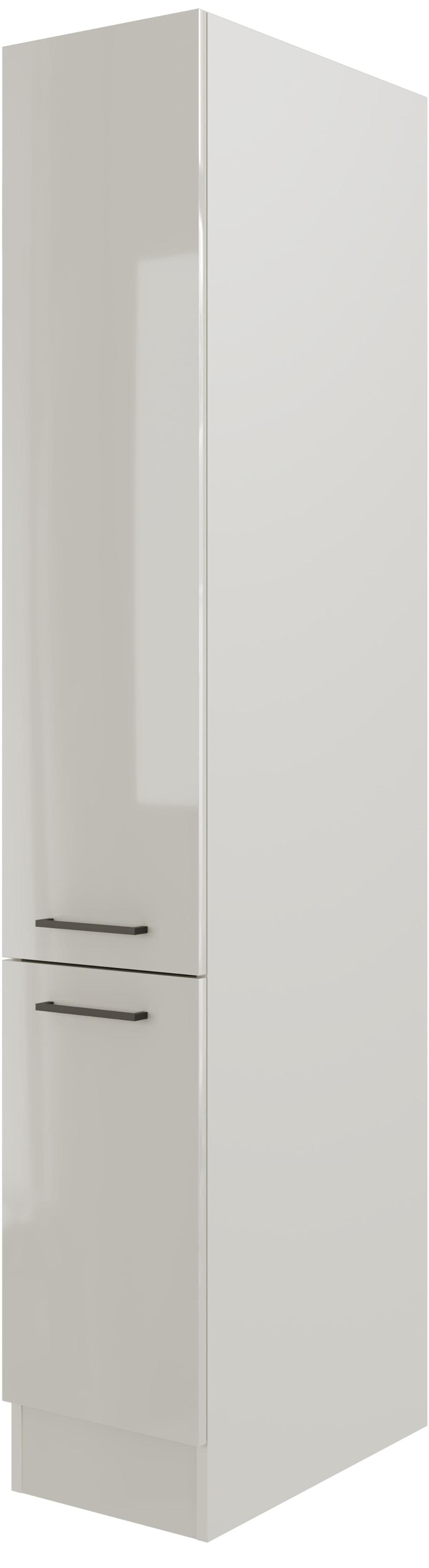 Apothekerschrank FLEX-WELL "Lund", grau (lichtgrau, rauchgrau), B:30cm H:200cm T:57,1cm, Holzwerkstoff, Schränke, Apothekerschrank, (B x H x T) 30 x 2