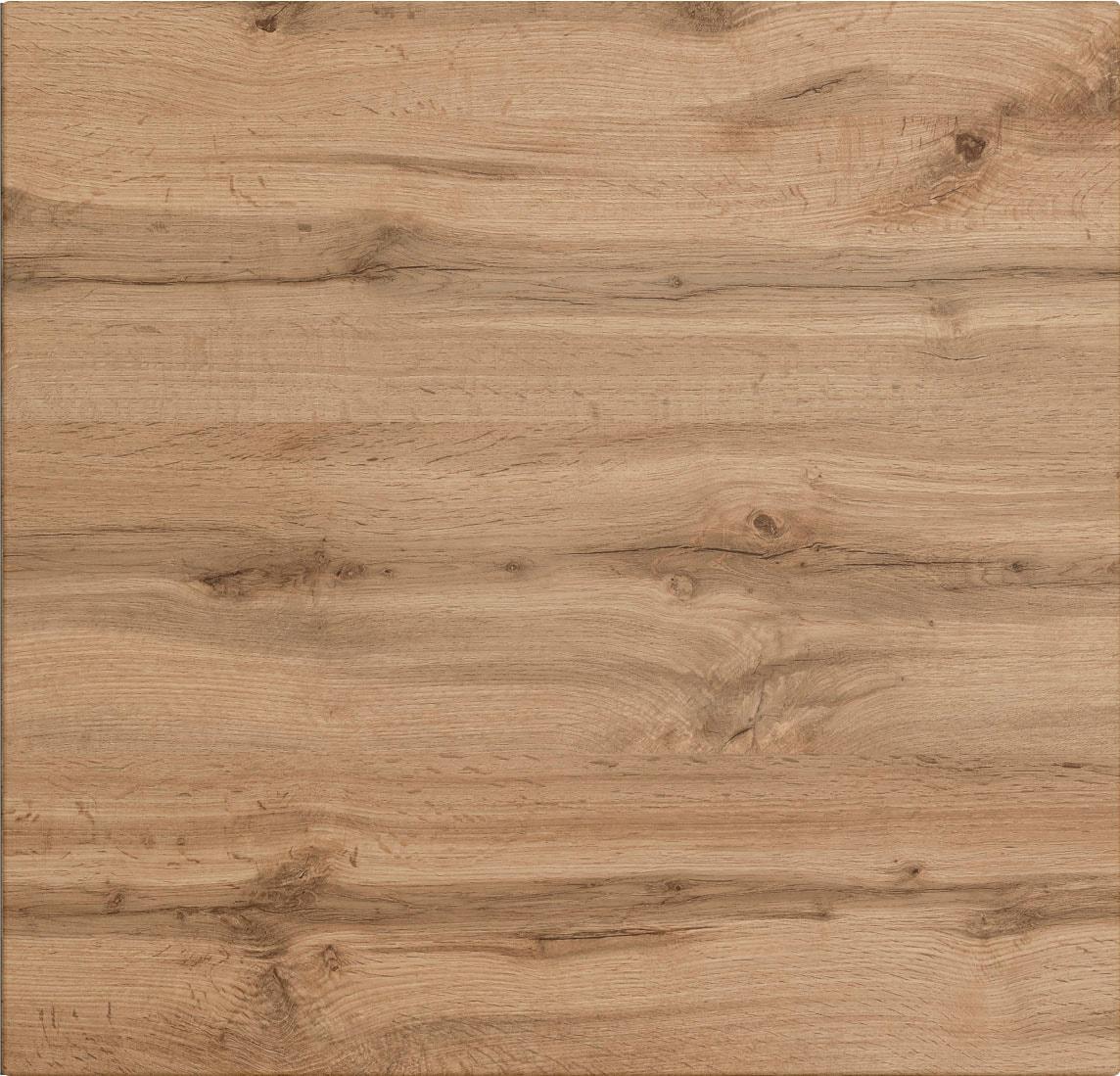 Hängeschrank KOCHSTATION "KS-Riesa", braun (wotaneiche), B:60cm H:57cm T:34cm, Holzwerkstoff, Schränke, Hängeschrank, Breite 60 cm, MDF-Fronten