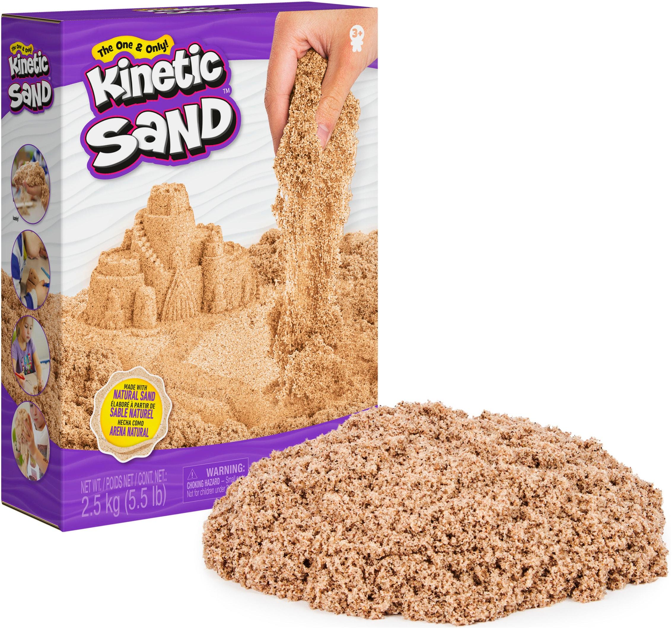 Kreativset SPIN MASTER "Kinetic Sand - Braun 2,5 kg", braun, Kreativsets, Kinder, Kunststoff, Kreativset