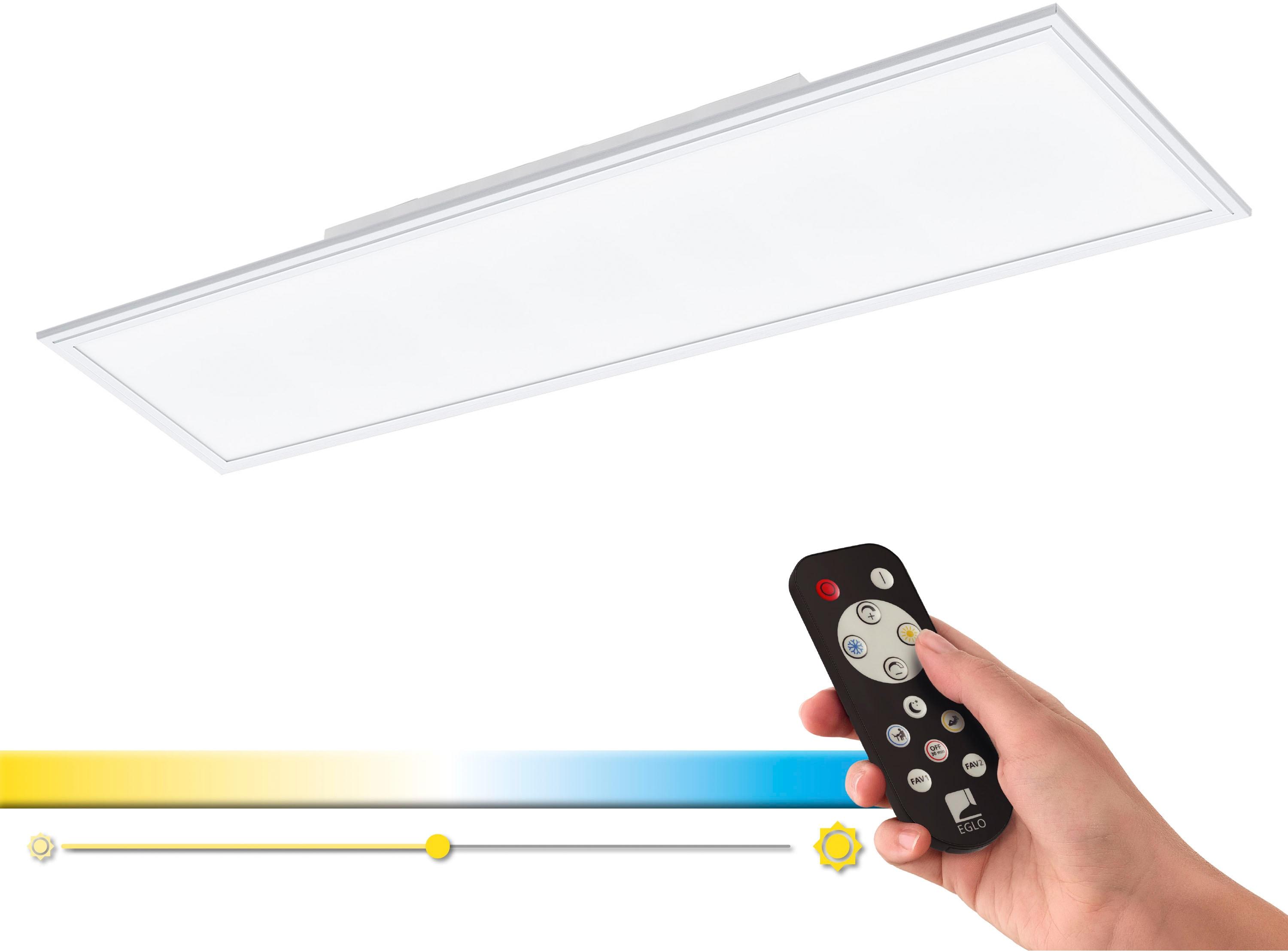 EGLO Deckenleuchte "SALOBRENA-A Deckenlampe, Alu und Kunststoff, IP20, Flurlampe, Lampe", weiß, 1, H: 5cm, 1 Stk., Leuchten, Wand-/Deckenleuchte - L12