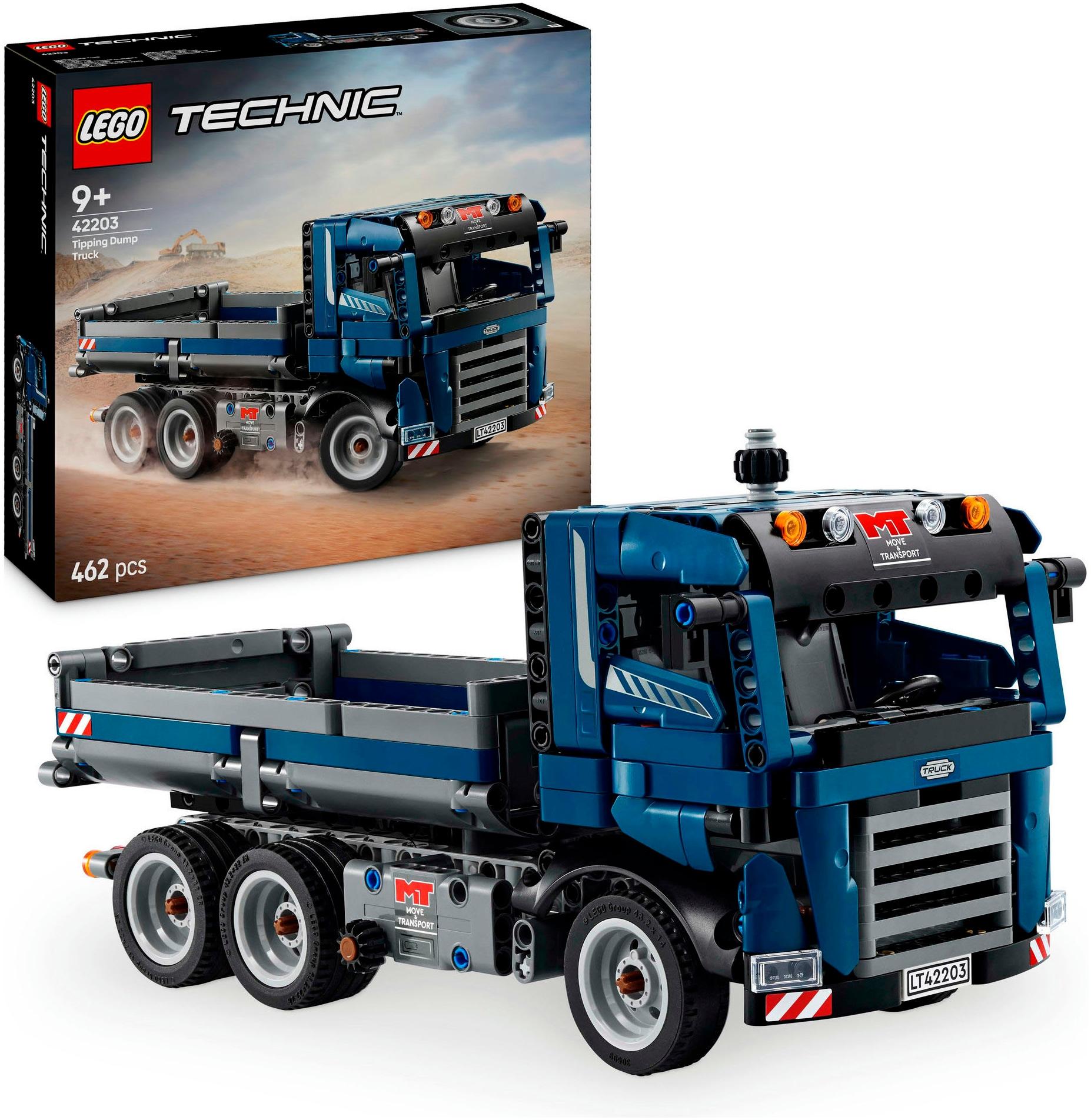 Konstruktionsspielsteine LEGO "Kipplaster (42203), LEGO Technic", bunt, Spielbausteine, Kinder, Kunststoff, Konstruktionsspielsteine, Made in Europe