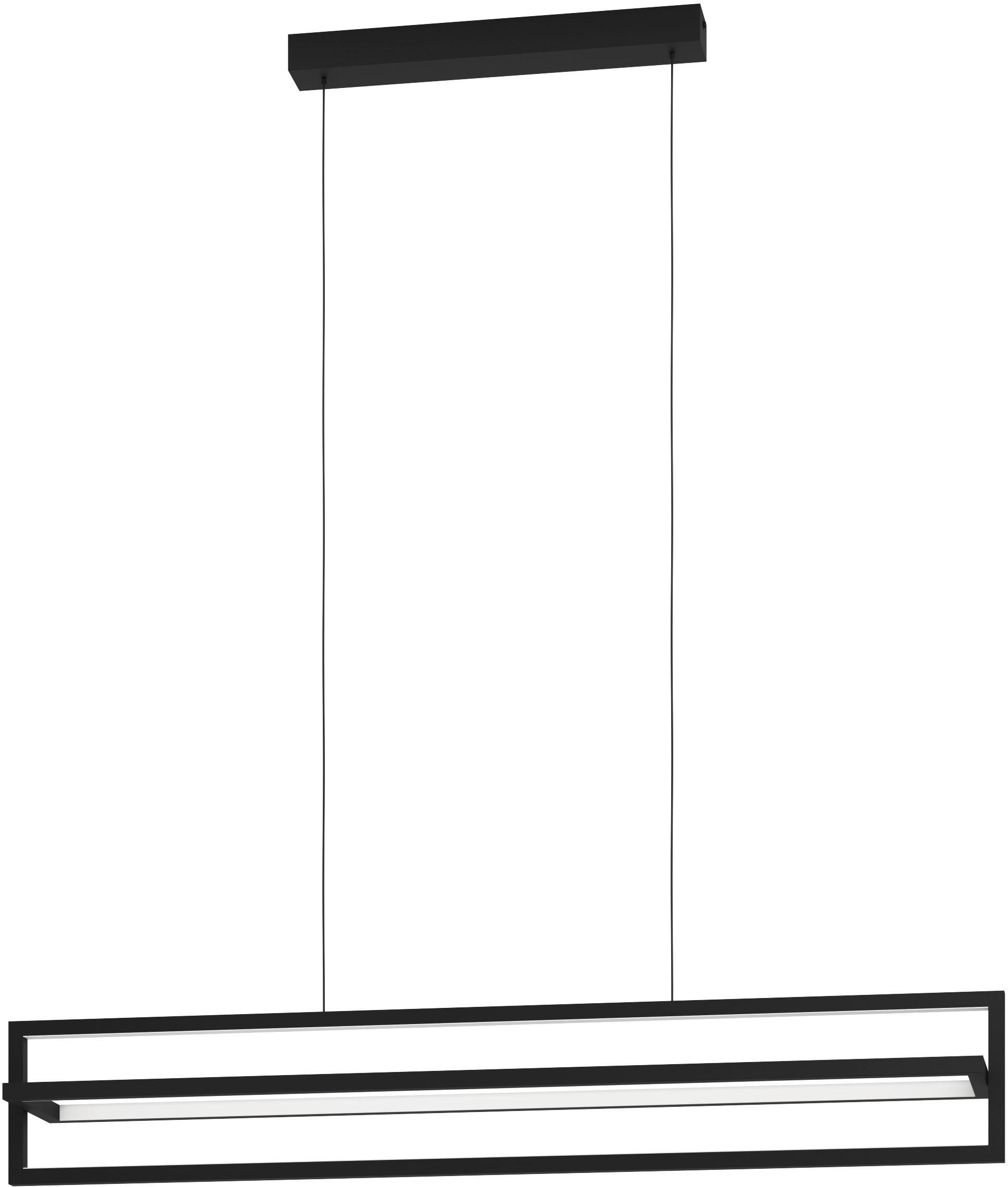 EGLO Hängeleuchte "SIBERIA", schwarz, H: 110cm, 1 Stk., Leuchten, Hängeleuchte in schwarz aus Stahl - 34W - warmweiß - kaltweiß, Hängeleuchte