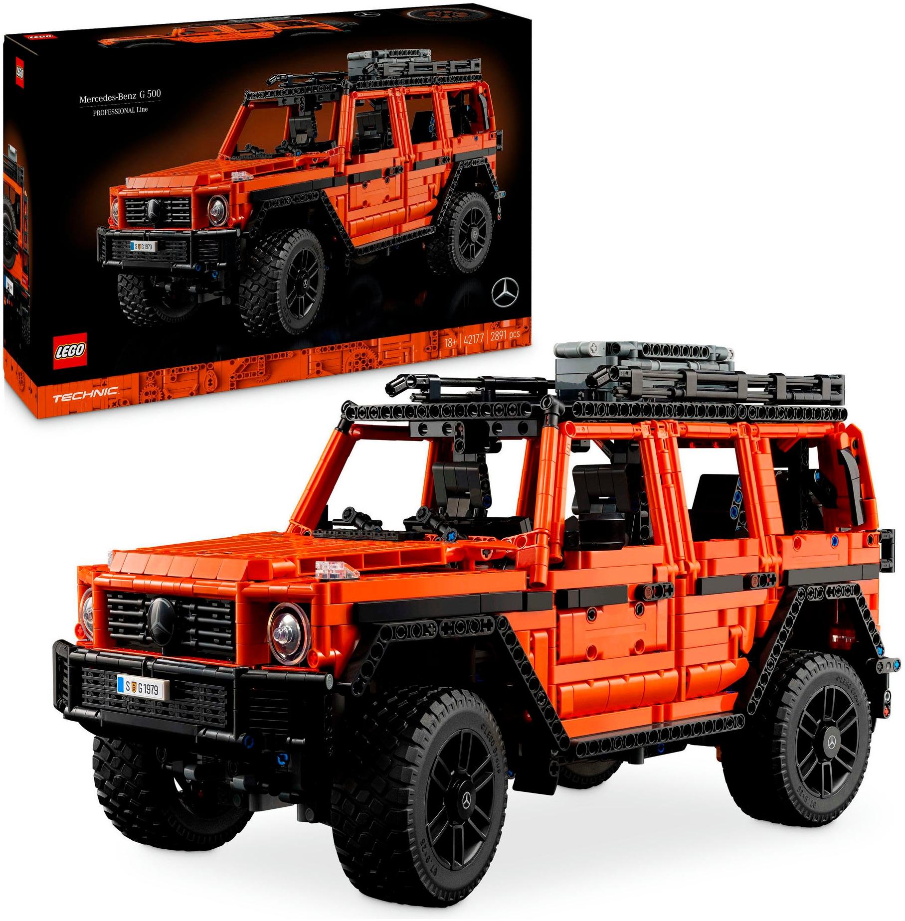 Konstruktionsspielsteine LEGO "Mercedes-Benz G 500 PROFESSIONAL Line (42177), LEGO Technic", bunt, Spielbausteine, Kinder, Kunststoff, Konstruktionssp