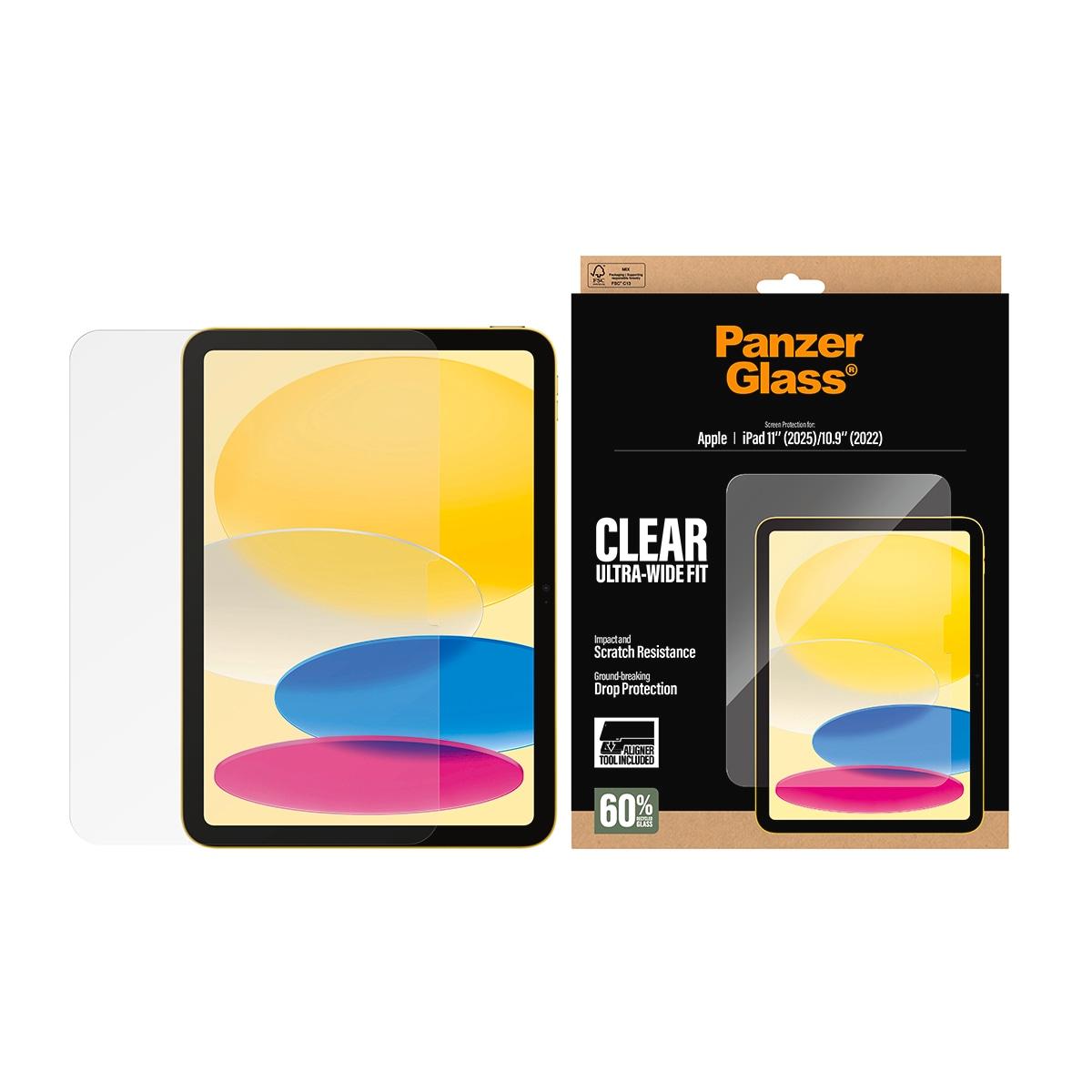CARE BY PANZERGLASS Displayschutzglas "Ultra-Wide Fit Screen Protector", transparent, B:22cm H:1,8cm T:30mm, Displayfolien, Displayschutzfolie, Schutz