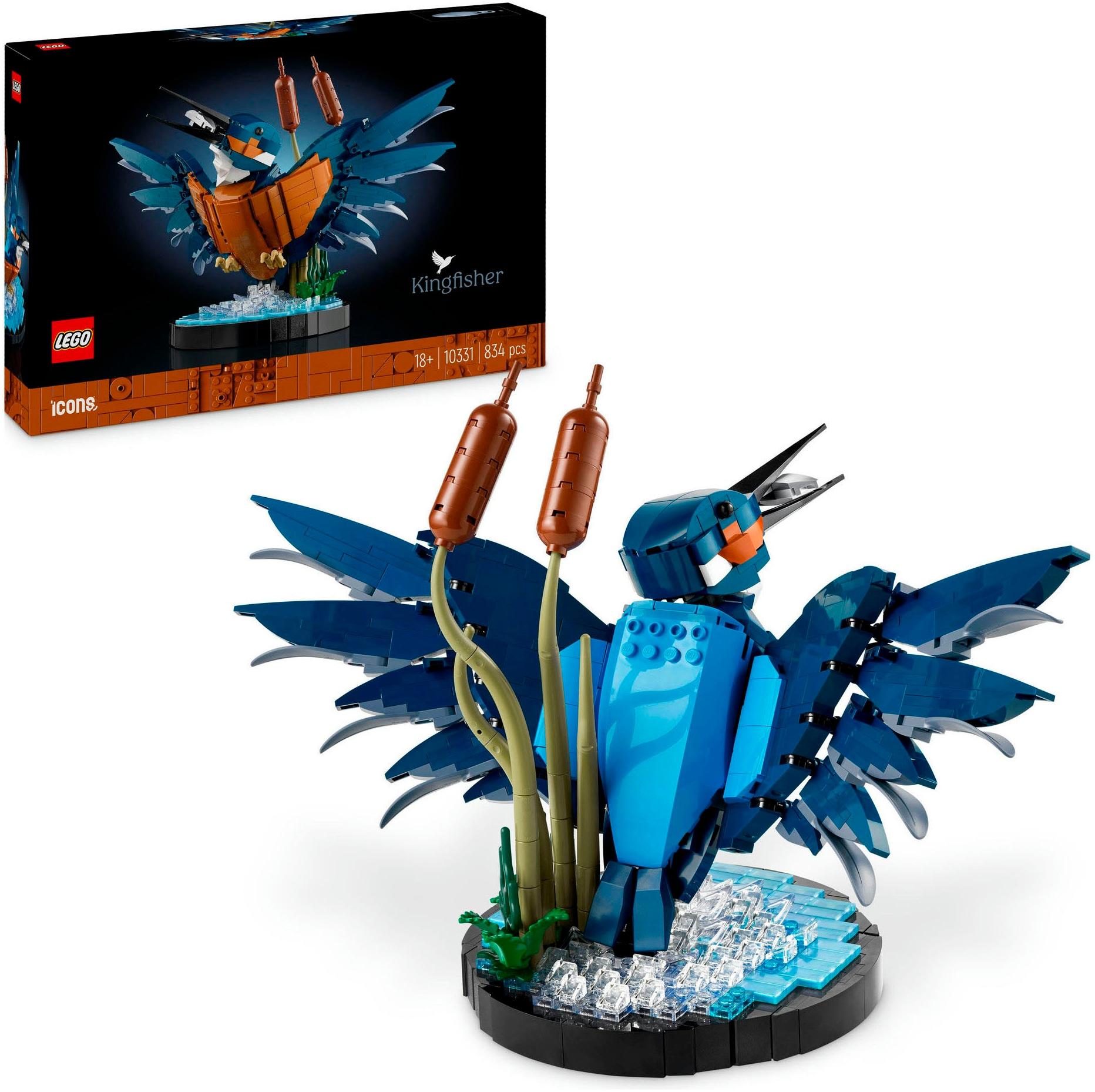 Konstruktionsspielsteine LEGO "Eisvogel (10331), LEGO Icons", bunt, Spielbausteine, Kinder, Kunststoff, Konstruktionsspielsteine, Made in Europe