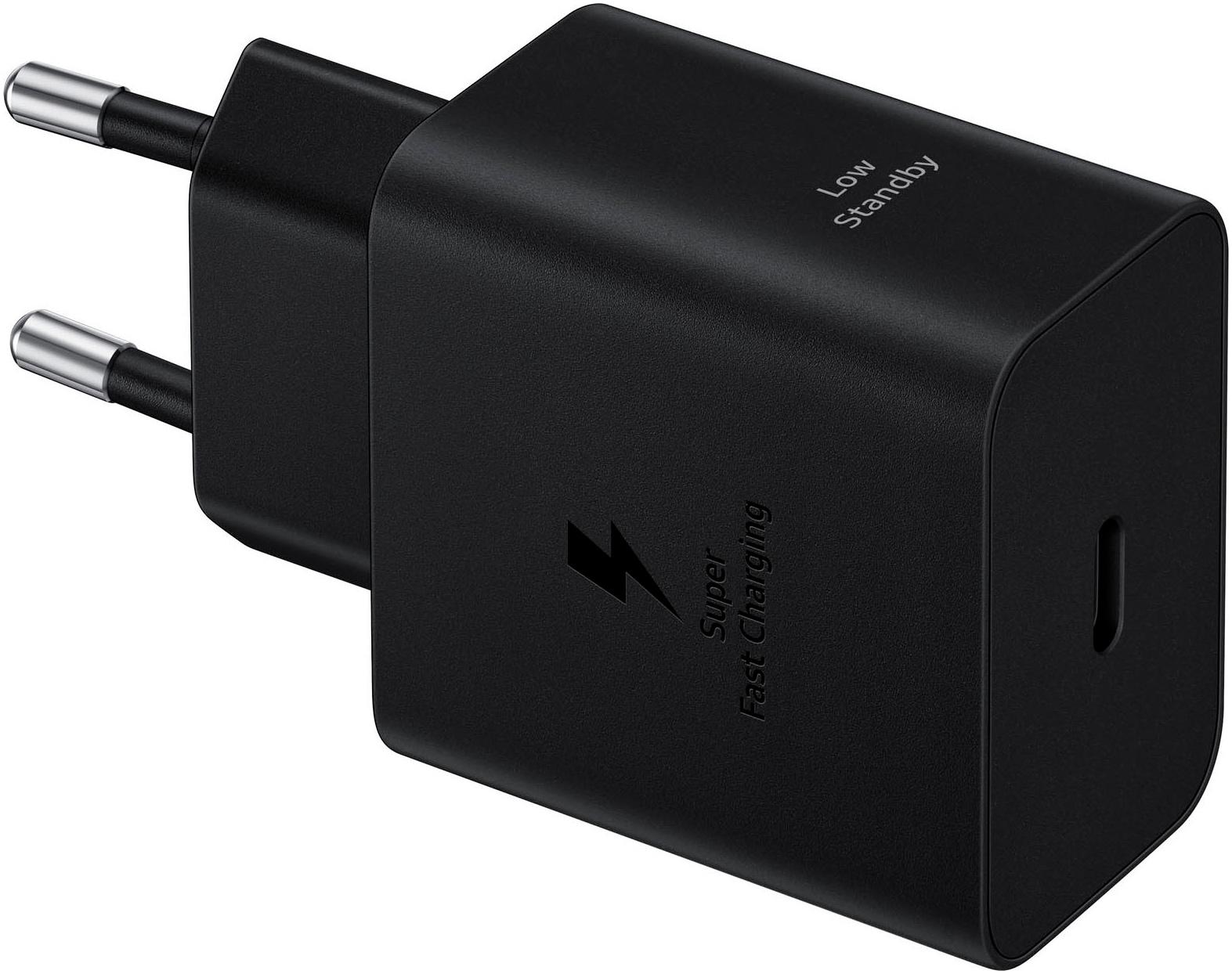 SAMSUNG Netzteil "Schnellladegerät 45W Power mit 5A Kabel EP-T4511", schwarz, B:11,6cm H:3,8cm T:12,5cm, Netzteile, Netzteil