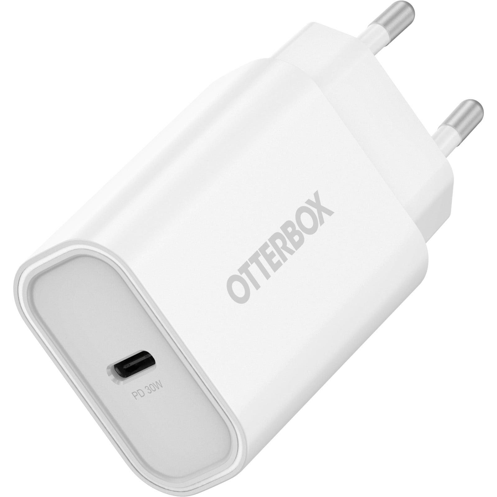 OTTERBOX USB-Ladegerät "Wall Charger 30W USB-C", weiß, B:10,01cm H:4,5cm T:10,01cm, Ladegeräte, USB-Power Delivery (PD), USB-Ladegerät