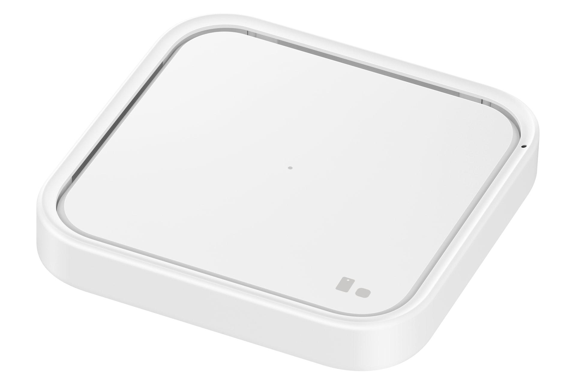 SAMSUNG Induktions-Ladegerät "Wireless Charger Pad mit Adapter EP-P2400T", weiß, B:12cm H:8cm T:20cm, Ladegeräte, Induktions-Ladegerät