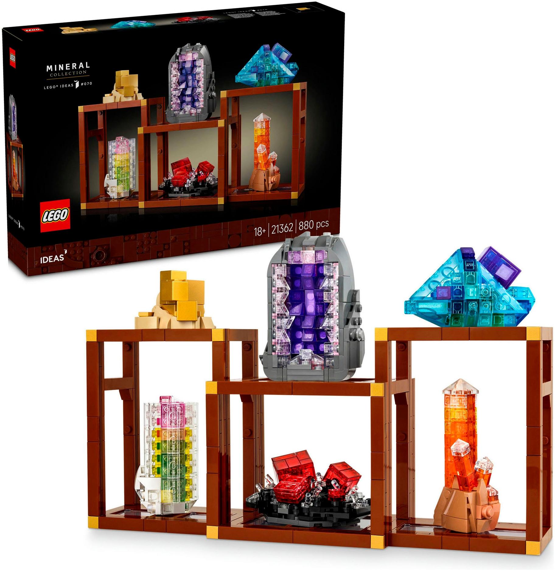 Konstruktionsspielsteine LEGO "Mineraliensammlung (21362), LEGO Ideas", bunt, Spielbausteine, Kinder, Kunststoff, Konstruktionsspielsteine, Made in Eu