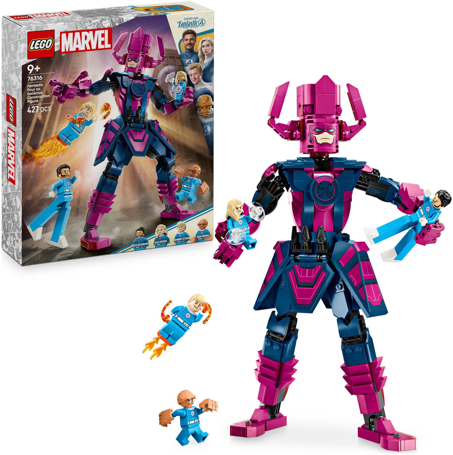 Konstruktionsspielsteine LEGO "Fantastic Four vs. Galactus Baufigur (76316), LEGO Super Heroes", bunt, Spielbausteine, Kinder, Kunststoff, Konstruktio