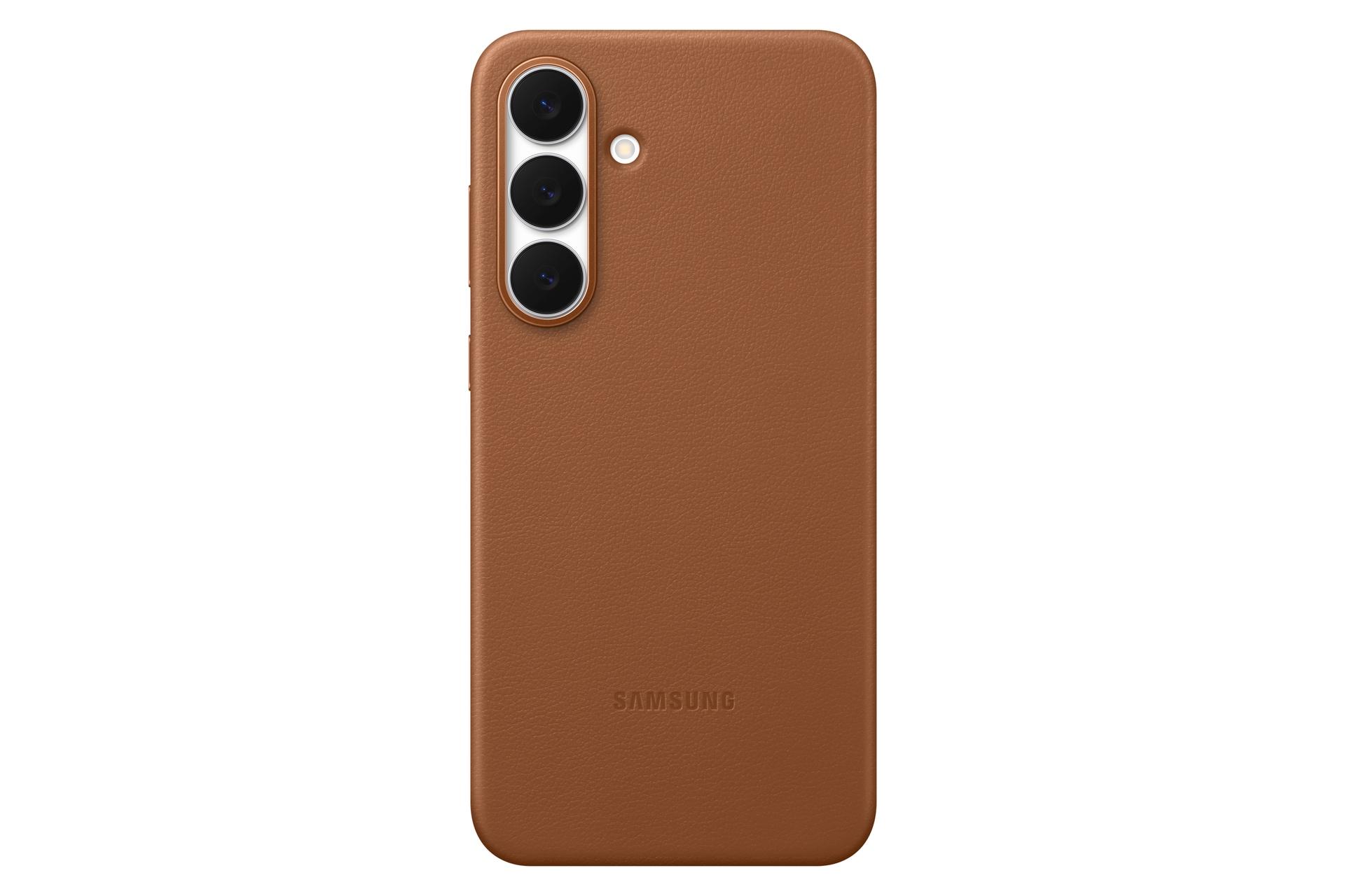 SAMSUNG Handyhülle "Kindsuit Cover für Samsung Galaxy S25 FE", braun, Samsung Galaxy S25 FE, Hüllen, Backcover, Schutzhülle, Handyschutzhülle, Case, S