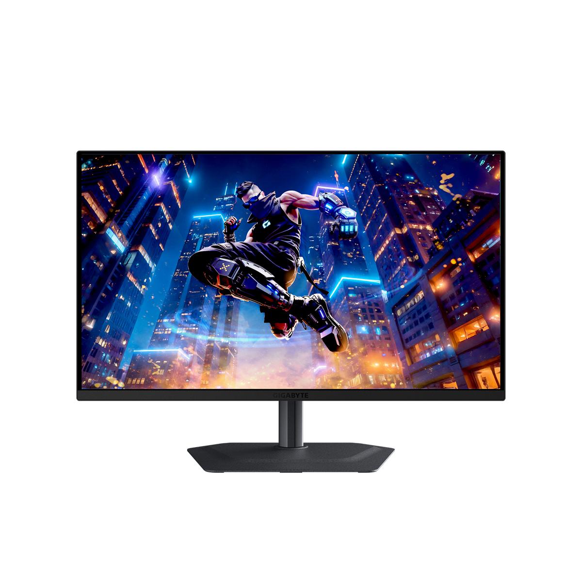 GIGABYTE Gaming-Monitor “MO27Q3”, Energieeffizienz: F (A-G), schwarz, B:61cm H:47cm T:6,5cm, Monitore, neig-, schwenk-, höhenverstellbar,