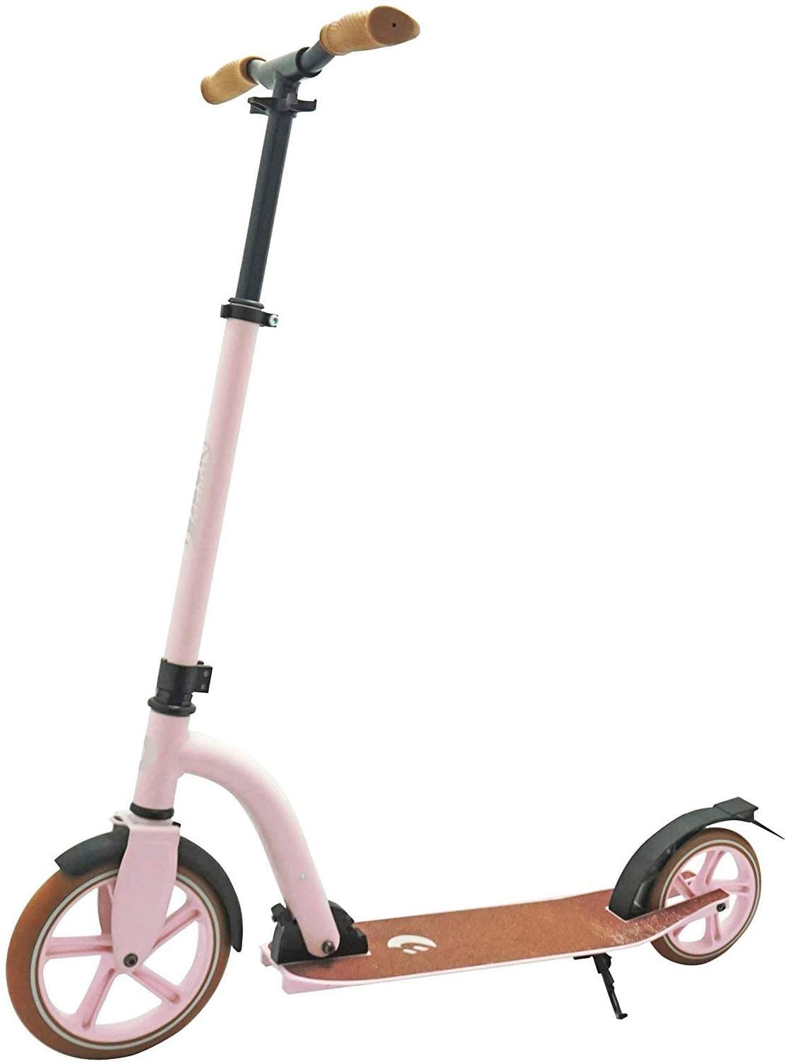Cityroller BEST SPORTING "Vintage-City-Scooter", braun (rosa matt, braun), Roller