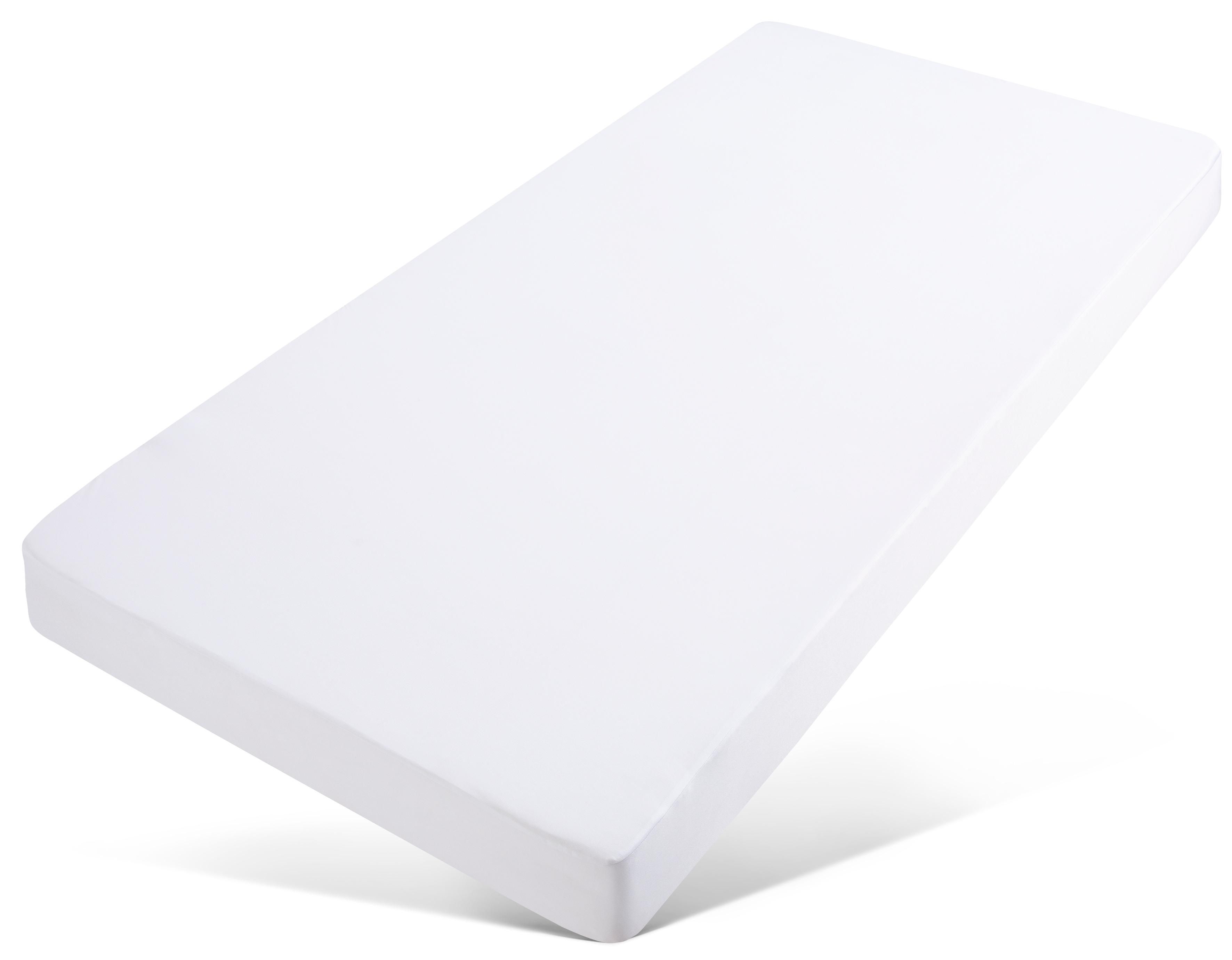 Matratzenschutzbezug OTTO HOME “Fynny NEUHEIT Bezug 90×200 cm, 140×200 cm und weiteren Größen”, weiß, B:80cm L:200cm, Obermaterial: 100% Polyester. Rückseite: 100% Polyurethan, Matratzenzubehör, Matratzenschoner mit Rundumgummizug, waschbar bis 95, wasserdicht