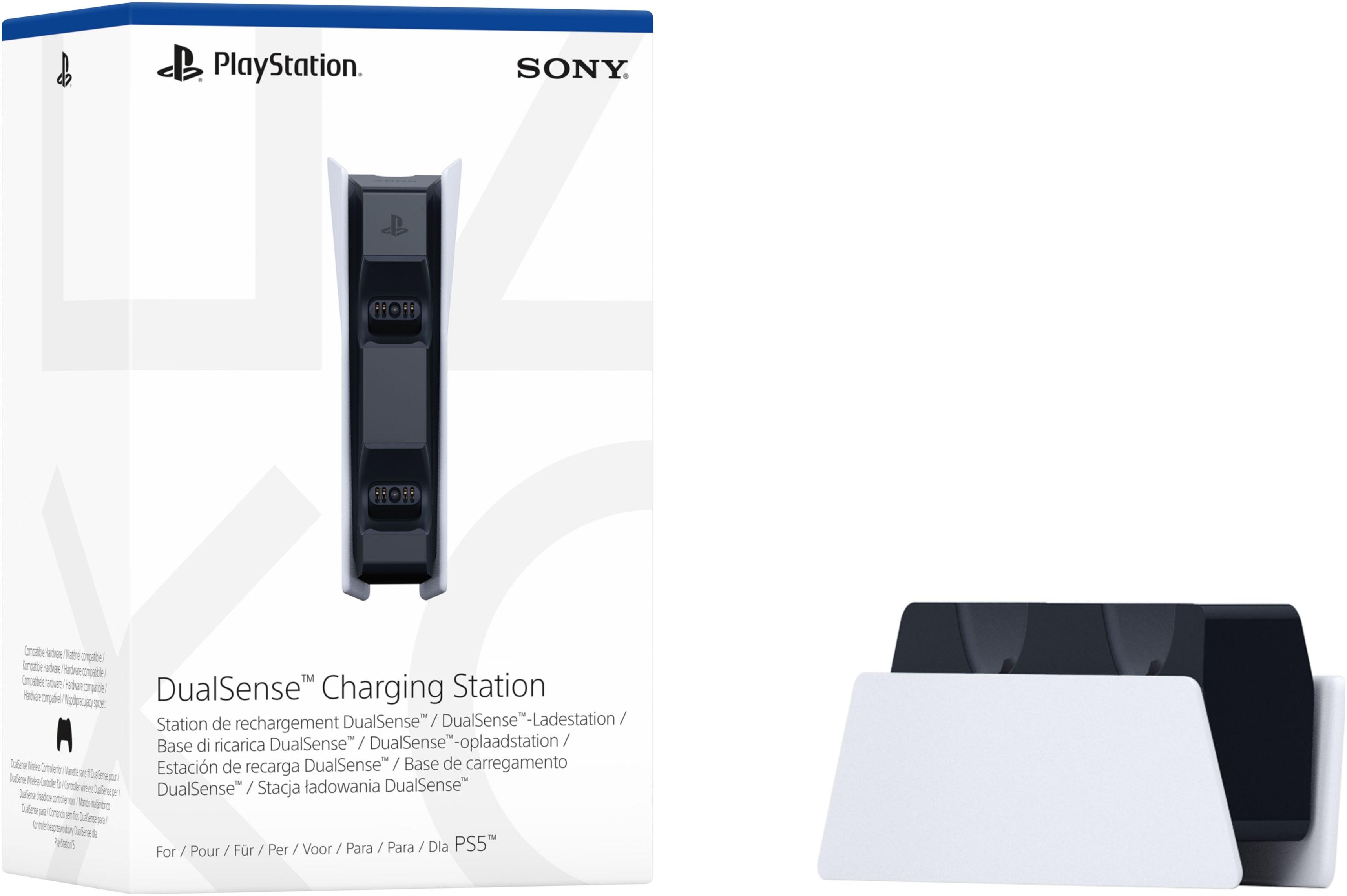PLAYSTATION 5 DualSense-Ladestation, schwarz-weiß (weiß, schwarz), Ladegeräte, DualSense-Ladestation