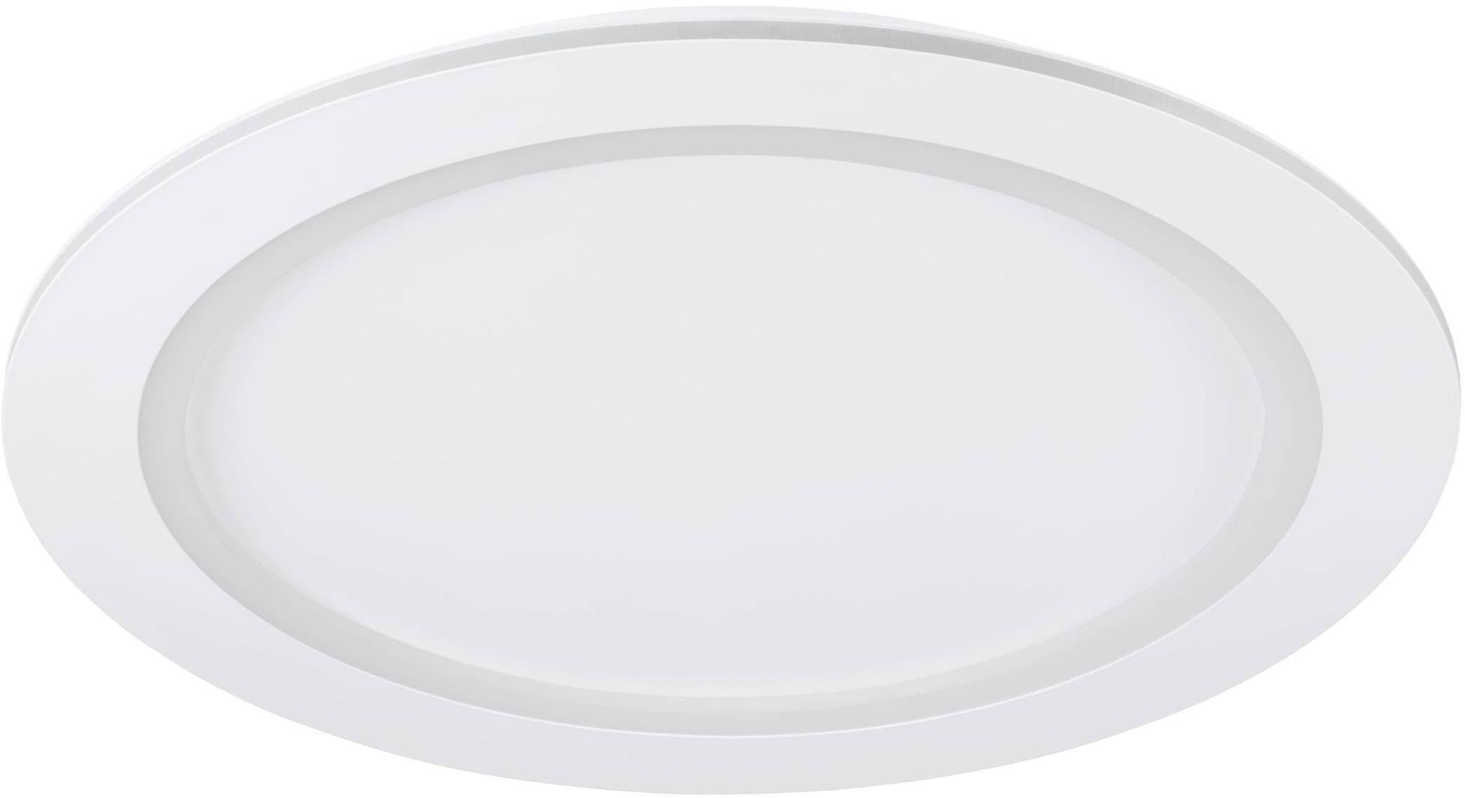 EGLO Deckenleuchte "Padrogiano-Z Deckenlampe, ZigBee 3.0, App und Sprachsteuerung, Lampe", weiß, 1, Ø 59,5cm H: 5cm, 1 Stk., Leuchten, ZigBee, App und