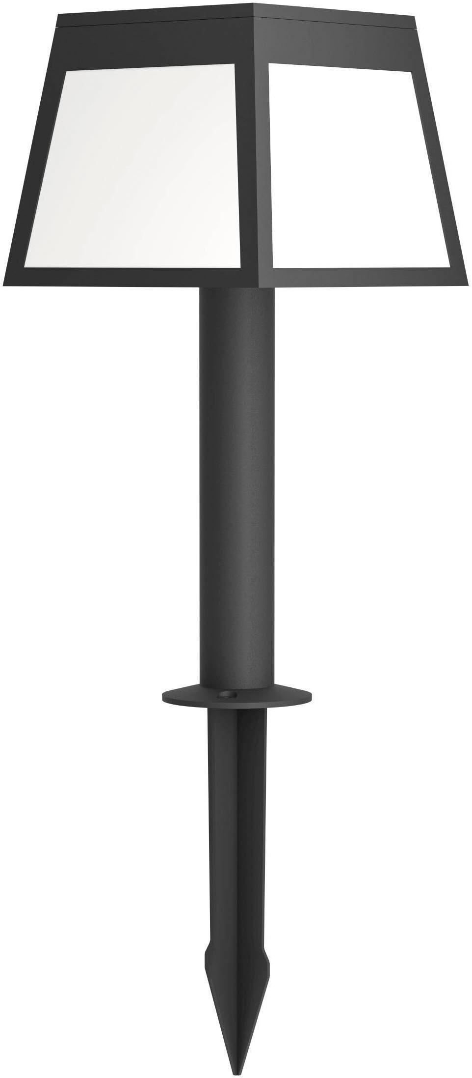 LED Solarleuchte EGLO "Altilia Solarlampe, Erdspieß, Stehlampe, Außenleuchte Garten, IP44", schwarz, B:15,5cm H:56cm L:15,5cm, Leuchten, LED Solarleuc