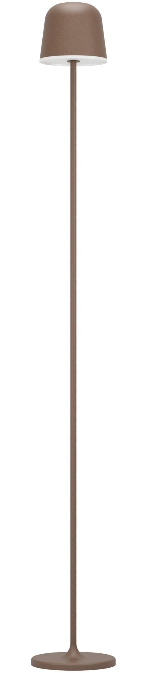 EGLO Stehlampe "MANNERA-L Stehlampe - Alu, Stahl - LED - 4,3W - IP54", rostbraun, 1, Ø 16cm H: 140cm, 1 Stk., Leuchten, Standleuchte, Leselampe, Wohzi
