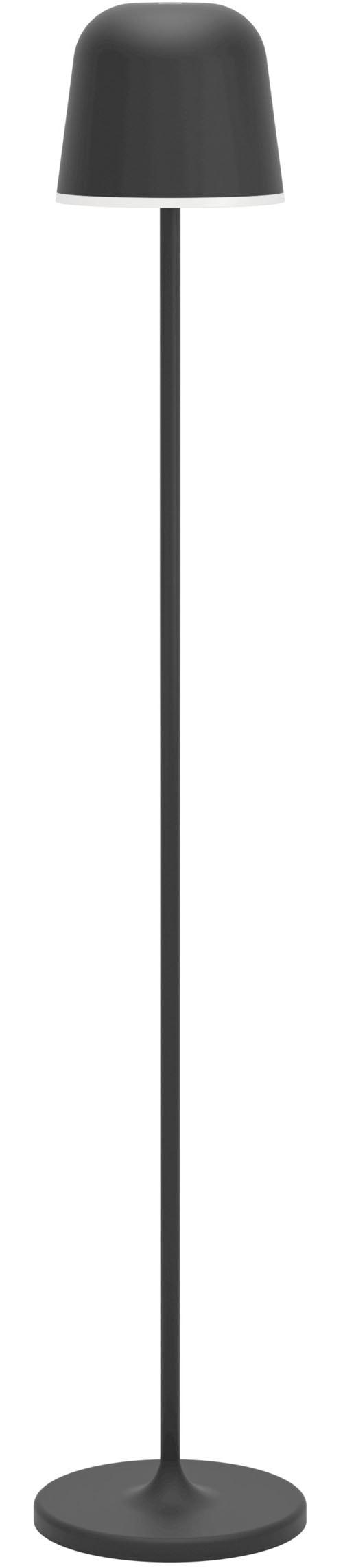 EGLO Stehlampe "MANNERA-L Stehlampe - Alu, Stahl - LED - 4,3W - IP54", schwarz, 1, Ø 16cm H: 140cm, 1 Stk., Leuchten, Standleuchte, Leselampe, Wohzimm