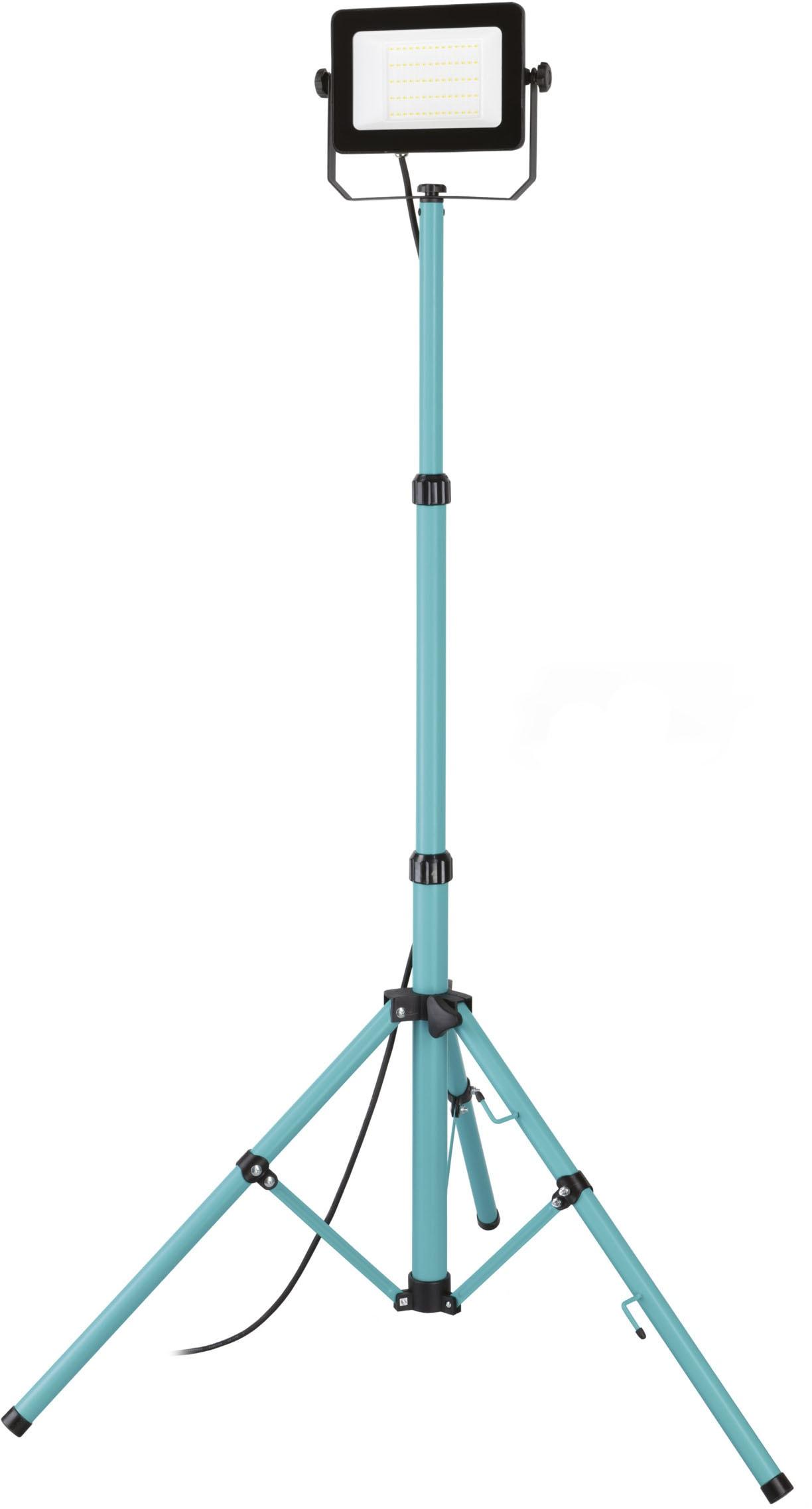 EGLO Deckenstrahler "AVELAR Strahler - Alu, Kunststoff - LED - 52W - IP65", schwarz, türkis, 1, H: 190,5cm, 1 Stk., Leuchten, Baustrahler, Arbeitsleuc