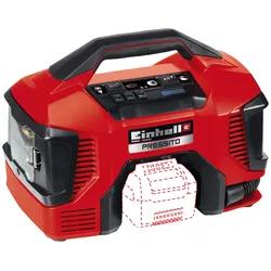 Kompressor EINHELL "Pressito", rot (ohne farbbezeichnung), B:19cm H:22,2cm L:28,8cm, Kompressoren, Power X-Change, Inkl. Adapter-Set, ohne Akku & Lade
