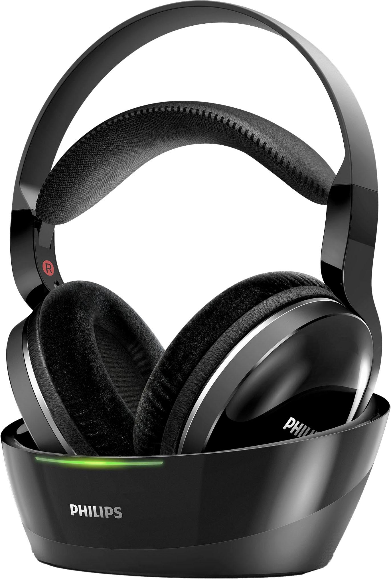 PHILIPS Funk-Kopfhörer "SHD8850/12", schwarz, B:18,5cm H:22cm T:8,5cm, Kopfhörer, Funk-Kopfhörer