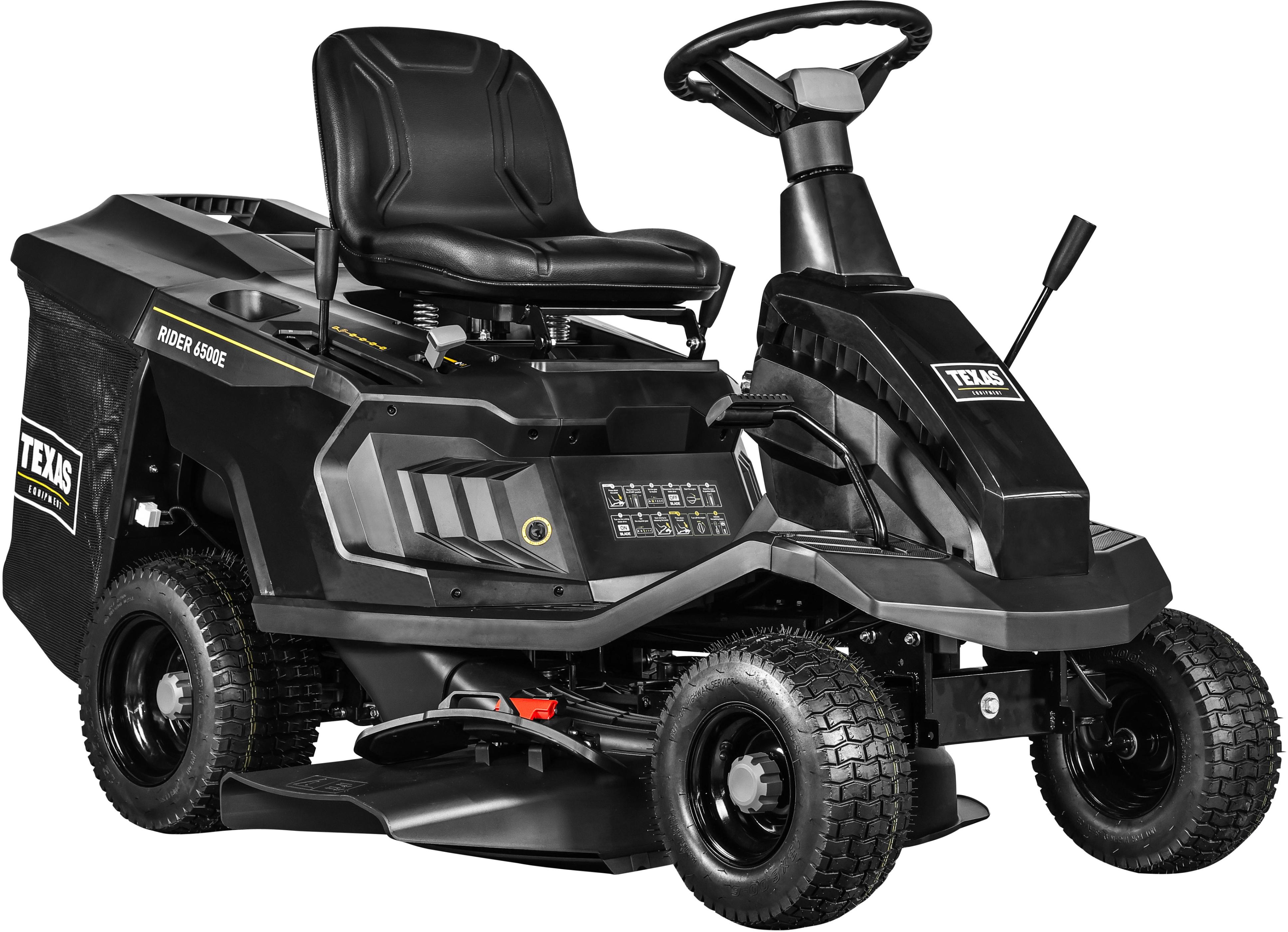 Rasentraktor TEXAS “Rider 6500E”, gelb, B:75cm, Rasentraktoren, 4,5 kW (6,0 PS) Leistung
