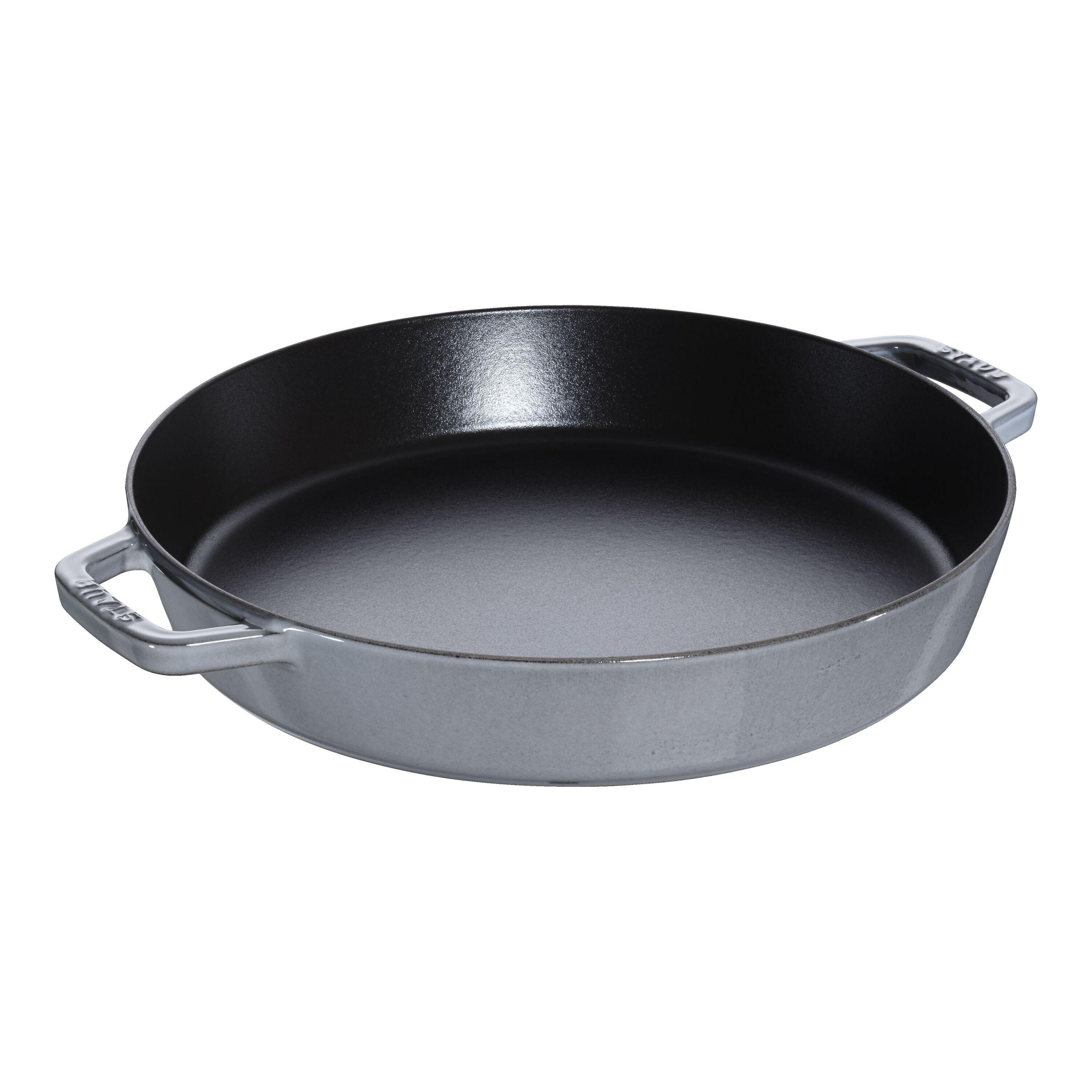 Staub Pans Paella-Pfanne 34 cm, Gusseisen, Graphit-Grau