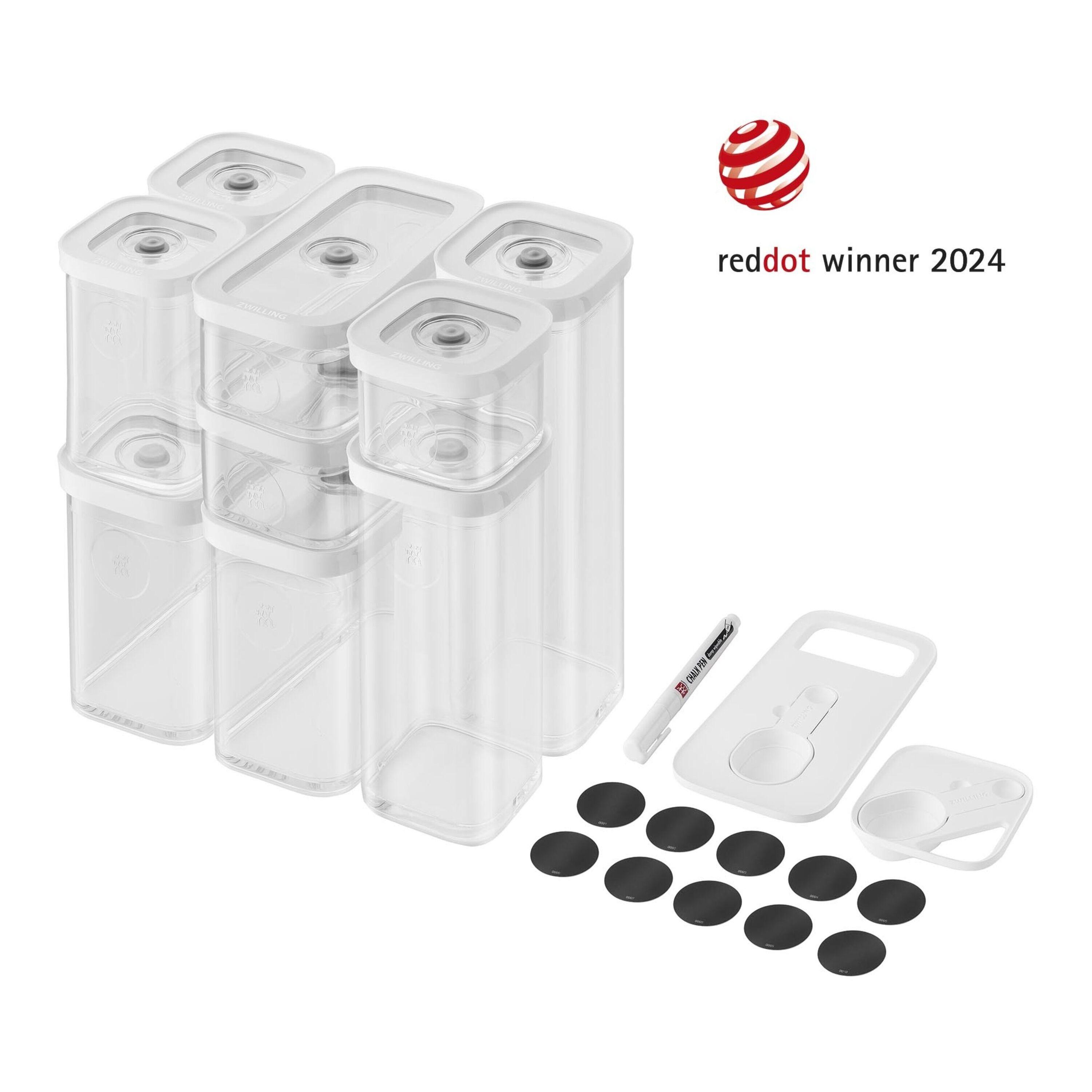 ZWILLING Fresh & Save CUBE CUBE Set, S/M / 12-tlg, Transparent-Weiß