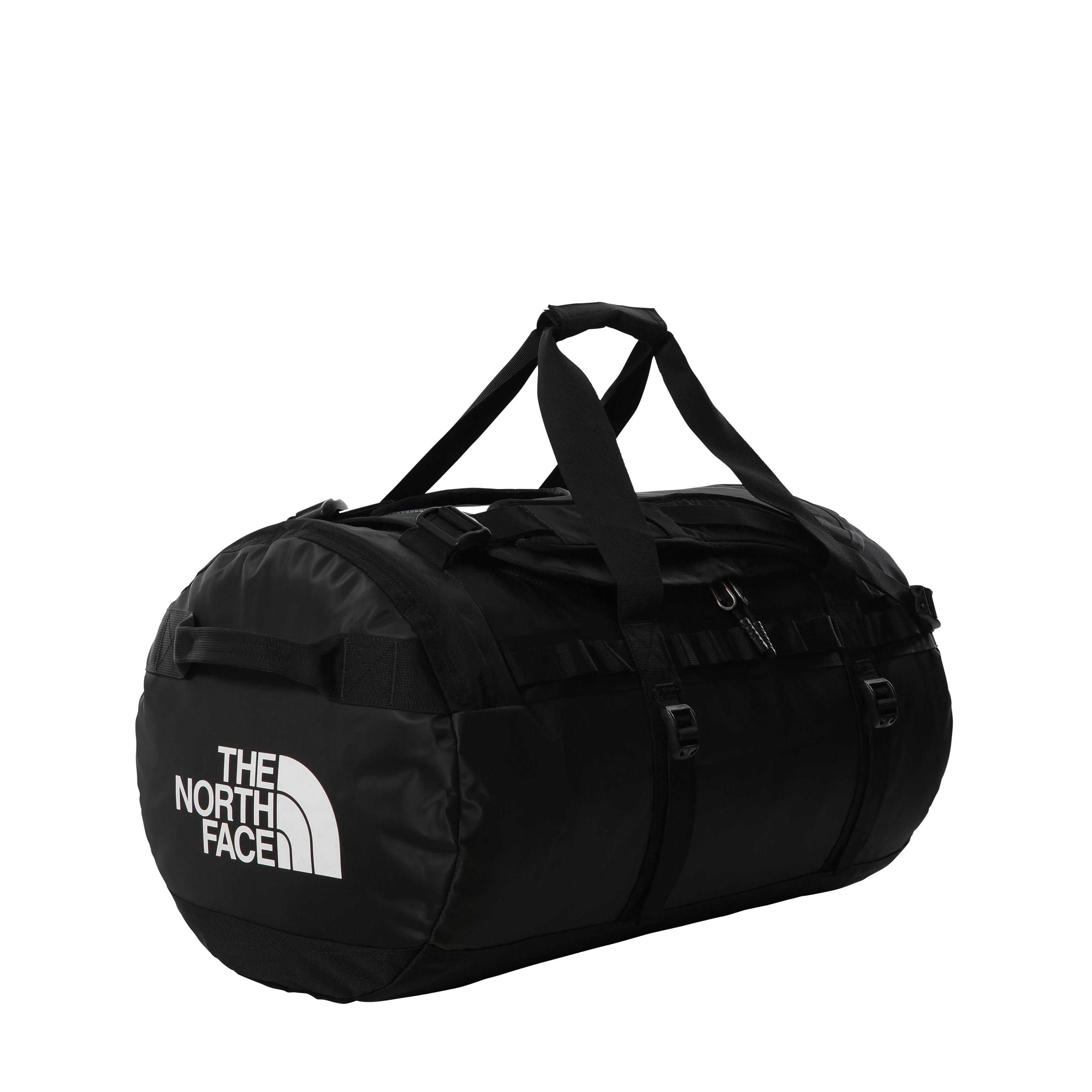 Sporttasche THE NORTH FACE "BASE CAMP DUFFEL - M", Gr. B/H/T: 64,5cm x 35,6cm x 35,6cm, schwarz (tnf schwarz, tnf weiß), Polyester, Taschen