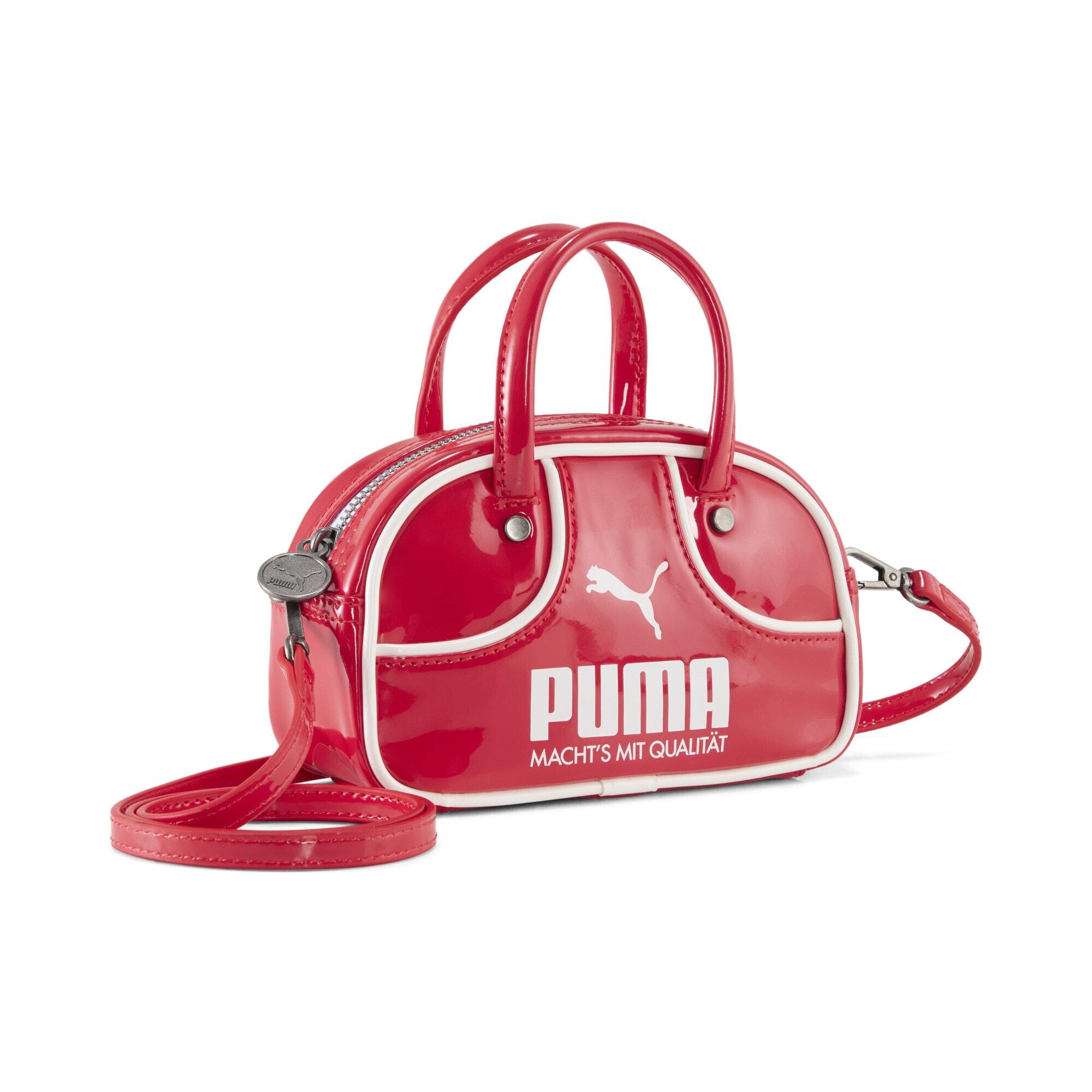Tragetasche PUMA "1976 Micro 1 l Grip-Bag Erwachsene", Gr. B/H/T: 25cm x 10cm x 7cm onesize, rot (for all time rot), Polyester, Taschen