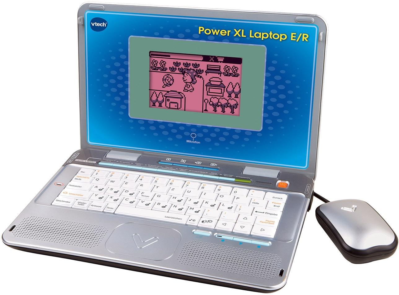 Kindercomputer VTECH "School & Go, Power XL E/R", bunt (silberfarben, grau), Kindercomputer, KinderB:30cm H:20cm T:4cm, Kunststoff, B:30cm H:20cm T:4c