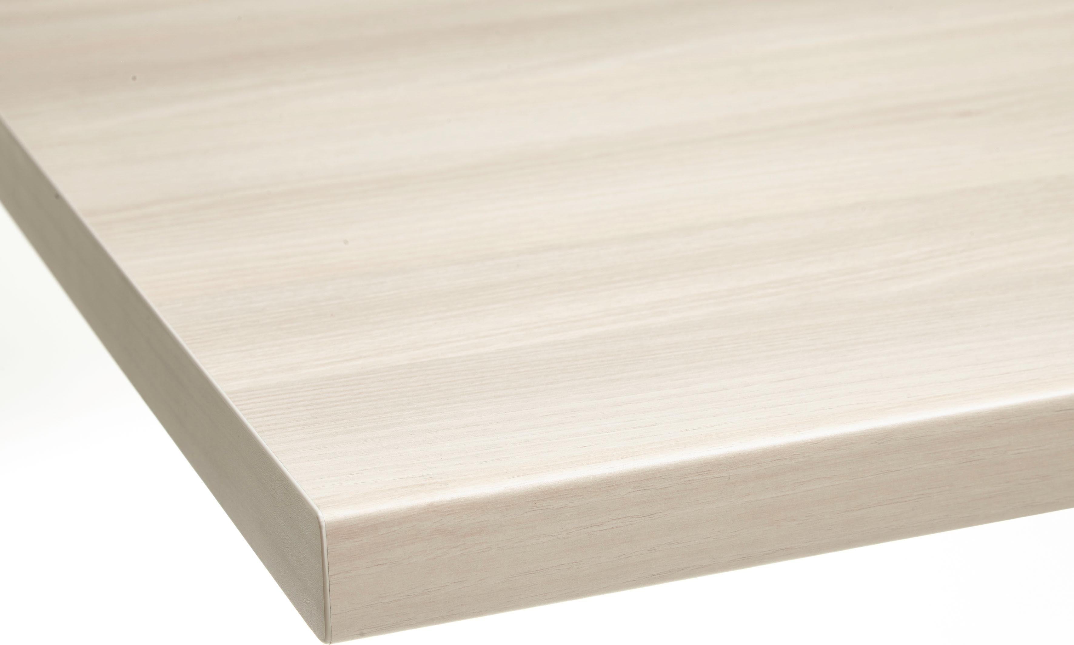Arbeitsplatte OPTIFIT "Luzern", braun (akaziefarben), B:180cm H:3,8cm T:60cm, Holzwerkstoff, Tischplatten, 38 mm stark, Tiefe 60 cm, große Auswahl an