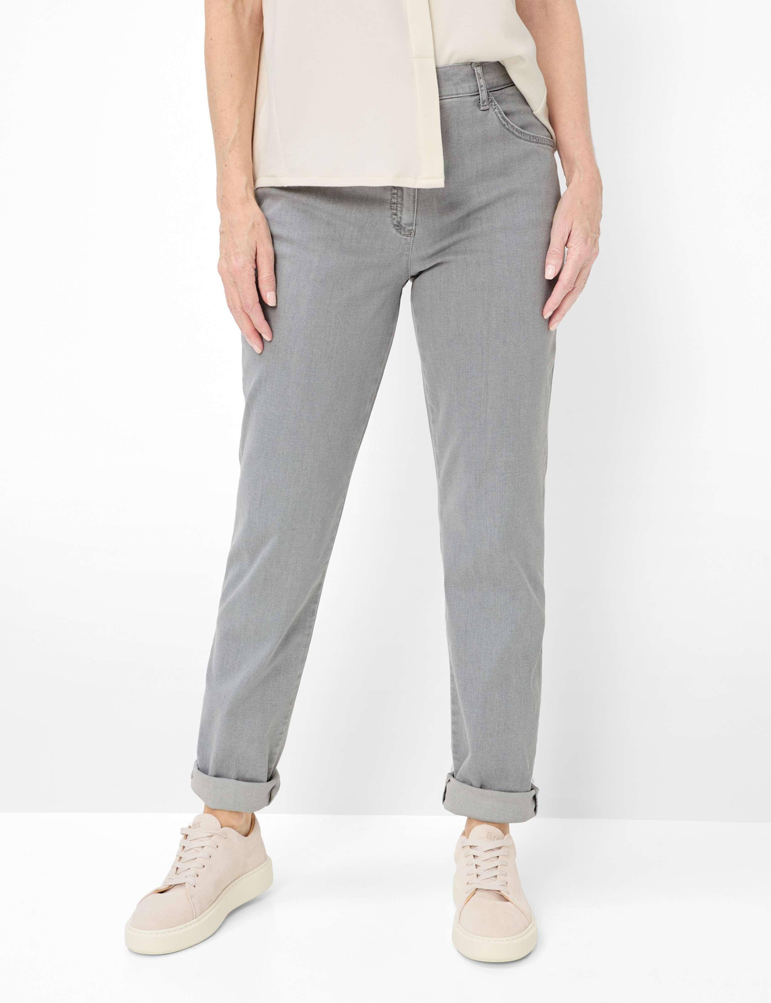 Raphaela by Brax Dames Style CORRY VERY LIGHT GREY,SLIGHTLY USED, denim lichtgrijs,