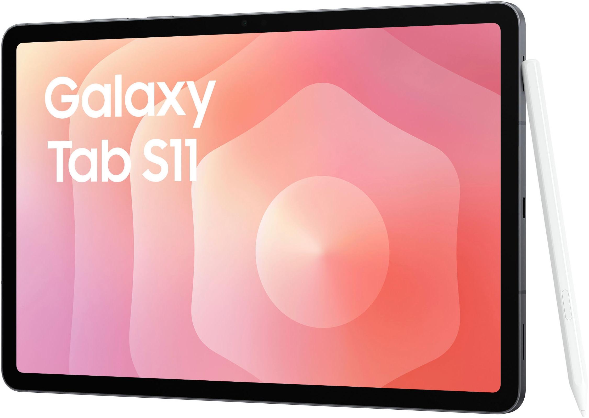 SAMSUNG Tablet "Galaxy Tab S11", Energieeffizienz: G, grau, 256 GB, ohne eSIM, Tablets_EBookReader, Tablet