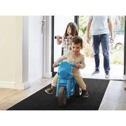 Läufer "Schmutzfangläufer GIN, Made in Belgium", grau (anthrazit), B:200cm H:6mm L:650cm, Polypropylen (PP), PRIMAFLOR-IDEEN IN TEXTIL, Teppiche, Schm