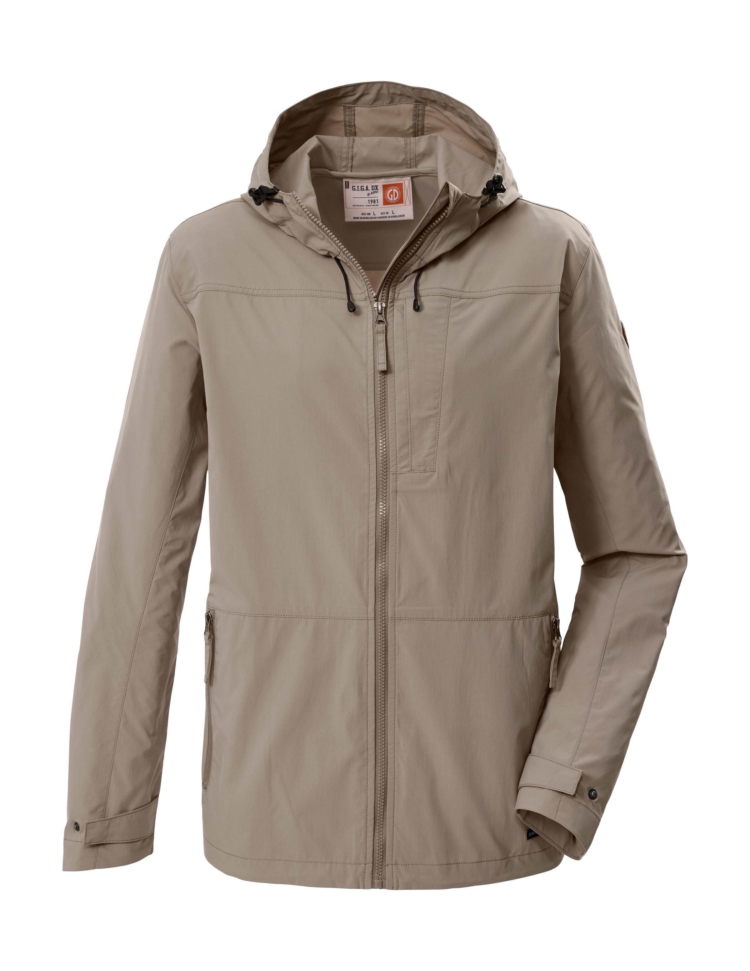 Funktionsjacke “GS 15 MN JCKT”, Herren, Gr. L, sand, Obermaterial: 100% Polyester.Futter: 80% Polyester, 20% Baumwolle, G.I.G.A. DX BY KILLTEC, Jacken Funktionsjacke, Schnelltrocknende, feuchtigkeitstransportierende Sommerjacke