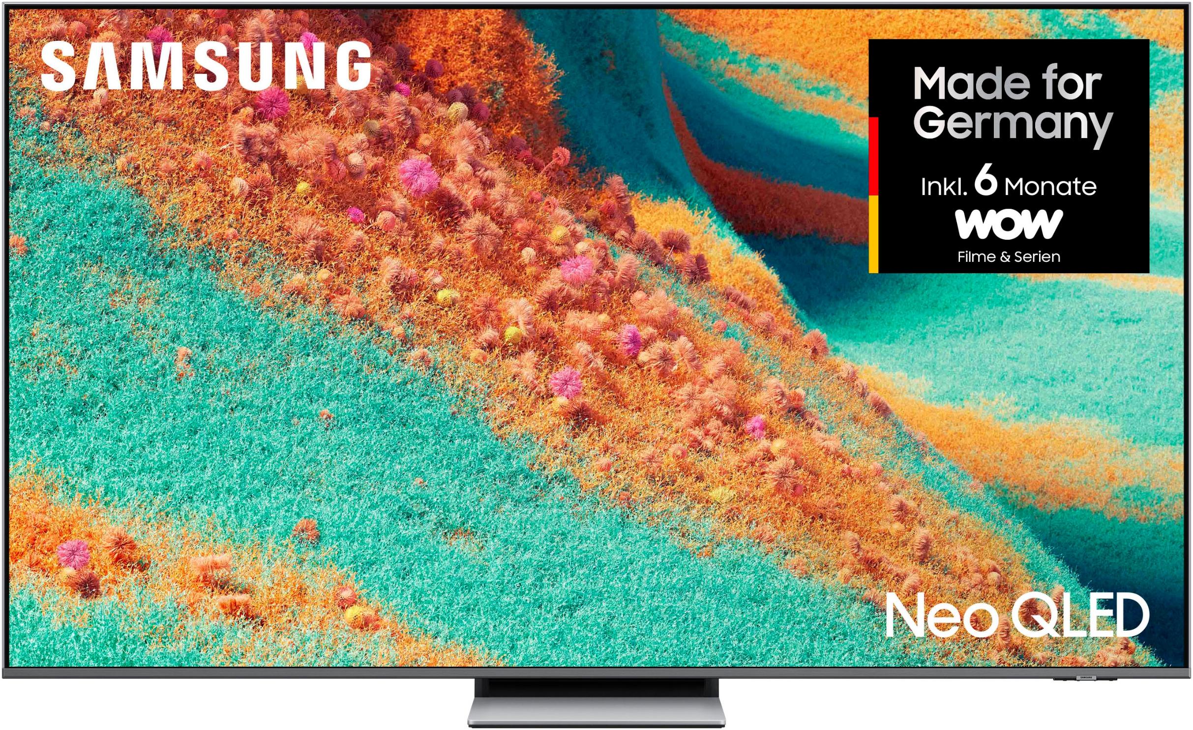 SAMSUNG QLED-Fernseher “GQ65QN85FAU QLED Mini LED-Fernseher”, Energieeffizienz: F (A-G), schwarz, 65 ″, Fernseher, NQ HDR+, 4K AI
