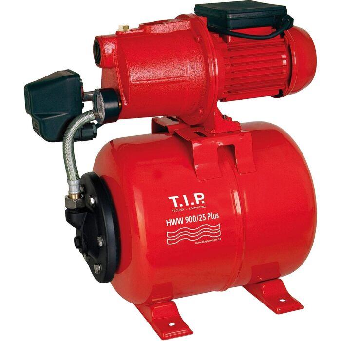T.I.P. HWW 900/25 Hauswasserwerk - Guss 31300, 2.800 l/h, 42 m Förderhöhe, 600 W, 18 l Druckkessel, robust