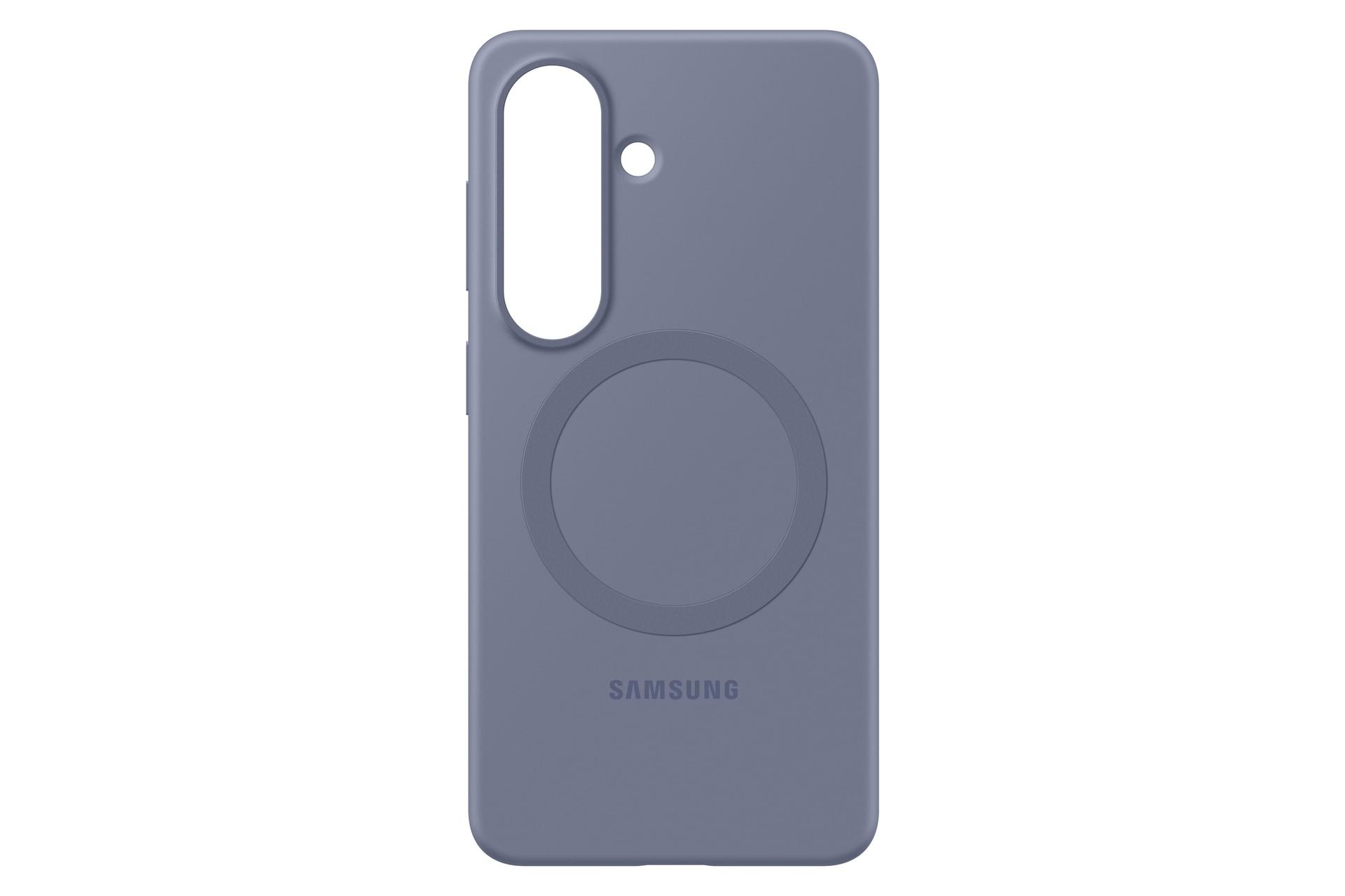 SAMSUNG Handyhülle "Silicone Magnet Case für Samsung Galaxy S26", blau, violett, Samsung Galaxy S26, Hüllen, Backcover, Schutzhülle, Handyschutzhülle,
