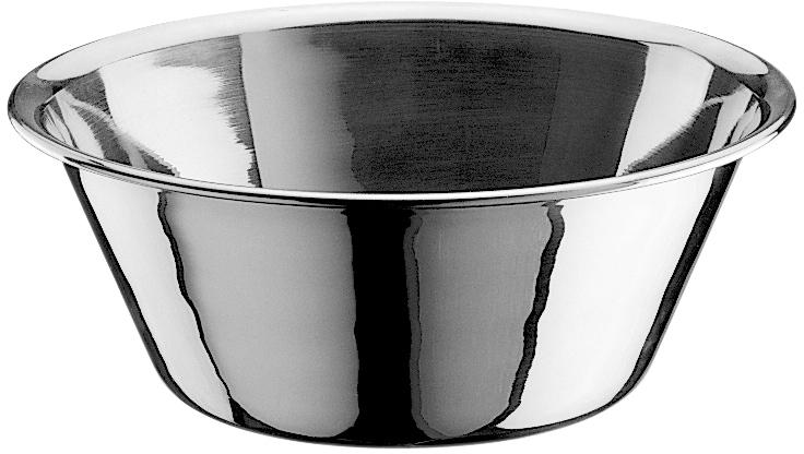 Schüssel PINTINOX “Professional”, silber (edelstahlfarben), H:6cm Ø:16cm, Edelstahl 18/10, Schüsseln, Schüssel, konisch, spülmaschinengeeignet