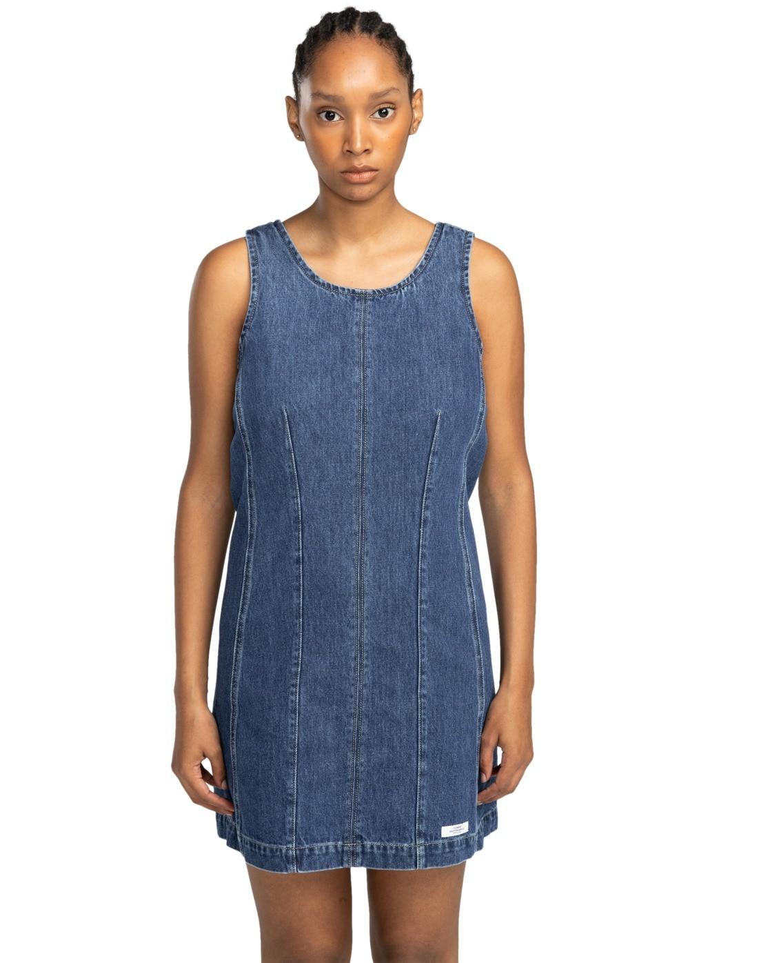 Sommerkleid ELEMENT "Melanie", Damen, Gr. L, blau (mid used), Obermaterial: 100% Baumwolle., Kleider Sommerkleid