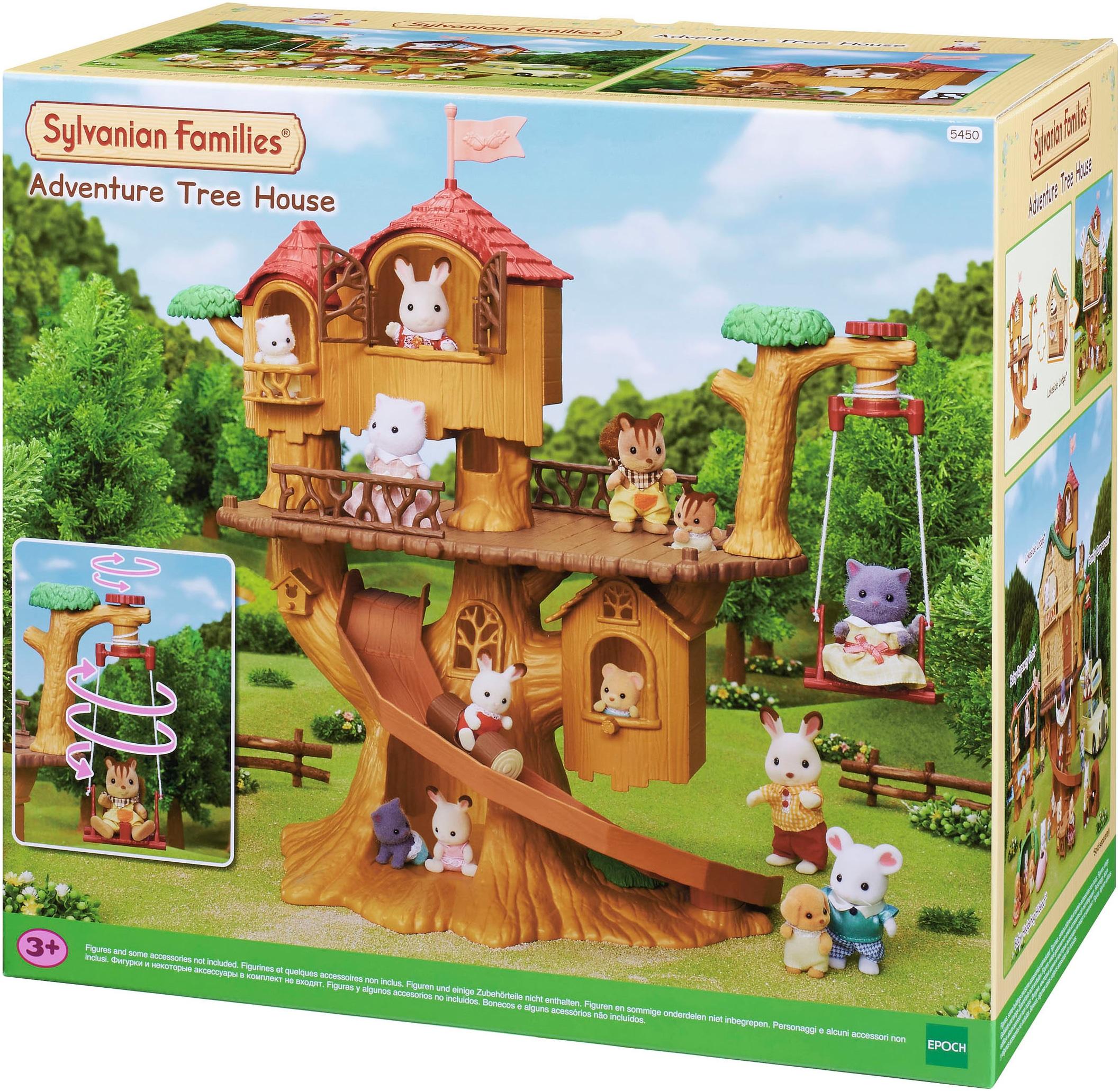 Spielwelt SYLVANIAN FAMILIES "Erlebnis Baumhaus (5450)", bunt, Spielfigurenwelten, Kinder, Kunststoff, Spielwelt