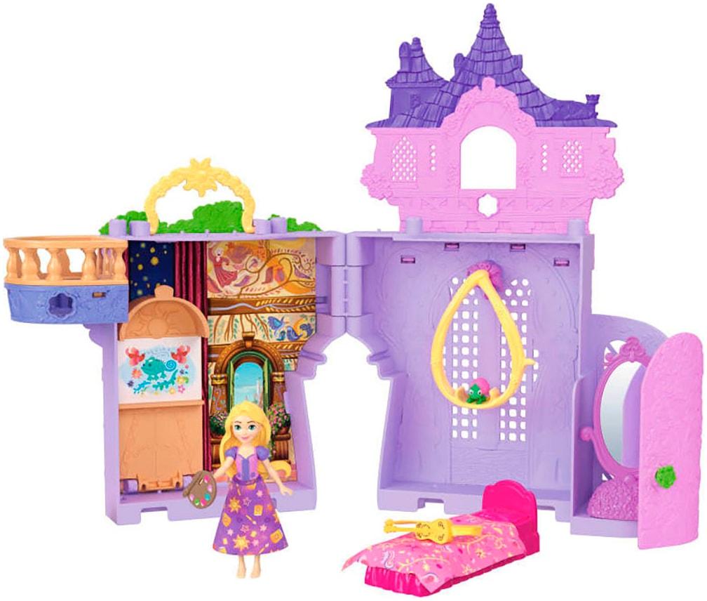 Puppenhaus MATTEL "Disney Prinzessin Kleine Puppen Rapunzel Stacking Castle", bunt, Puppenhäuser, KinderB:20cm H:28cm T:7cm, Kunststoff, Puppenhaus, B