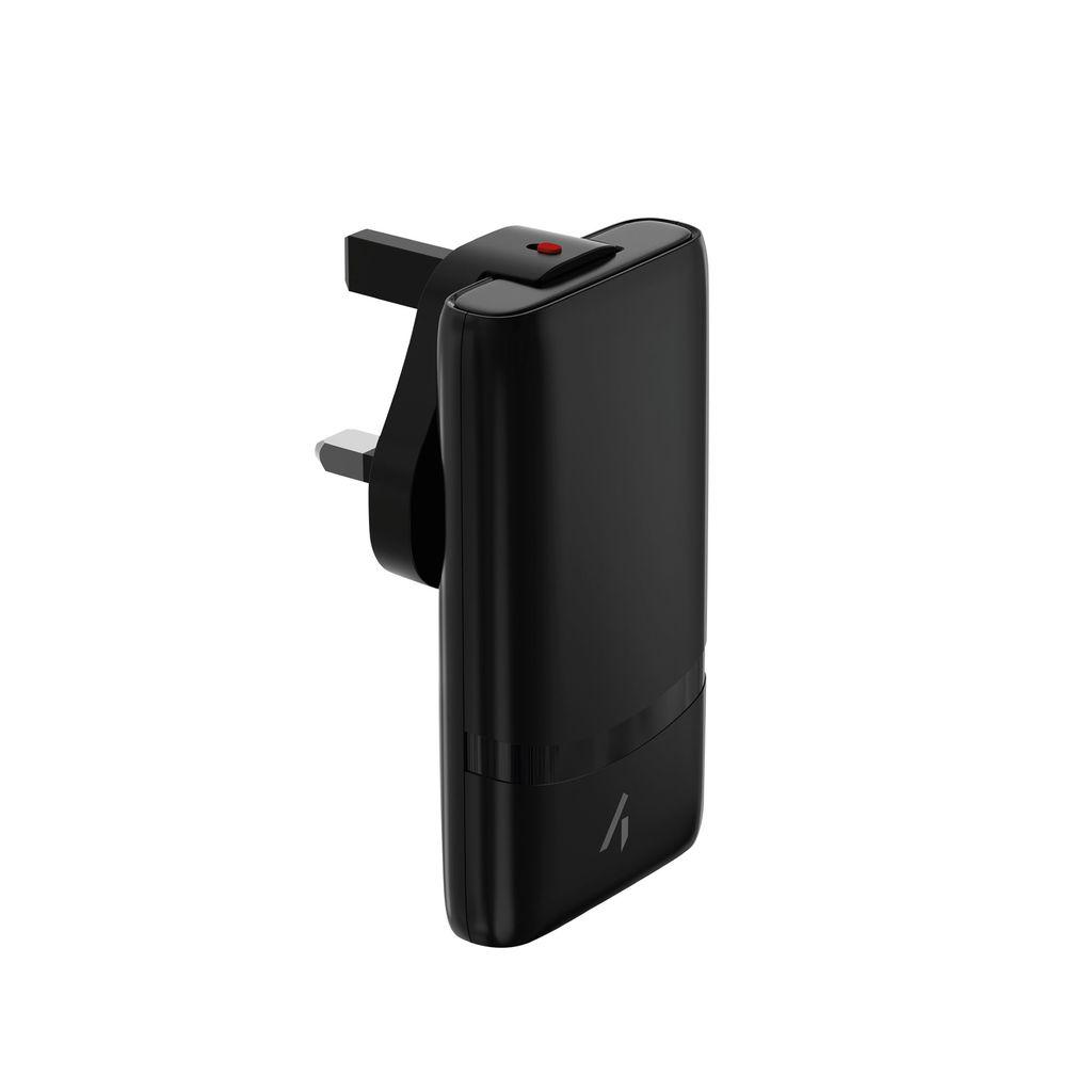 STEALTH USB-Ladegerät "Flaches Reisenetzteil / AC-Adapter (65W 2x USB-C Ports)", schwarz, B:6,5cm H:9,5cm T:5,2cm, Ladegeräte, USB-Ladegerät